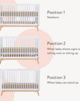 dadada Baby Soho 3-in-1 Convertible Crib