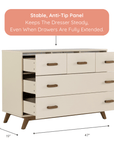 dadada Baby Soho 5-Drawer Nursery Dresser