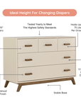 dadada Baby Soho 5-Drawer Nursery Dresser