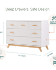 dadada Baby Soho 5-Drawer Nursery Dresser