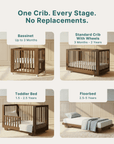 dadada Baby Spirit 8-in-1 Convertible Crib