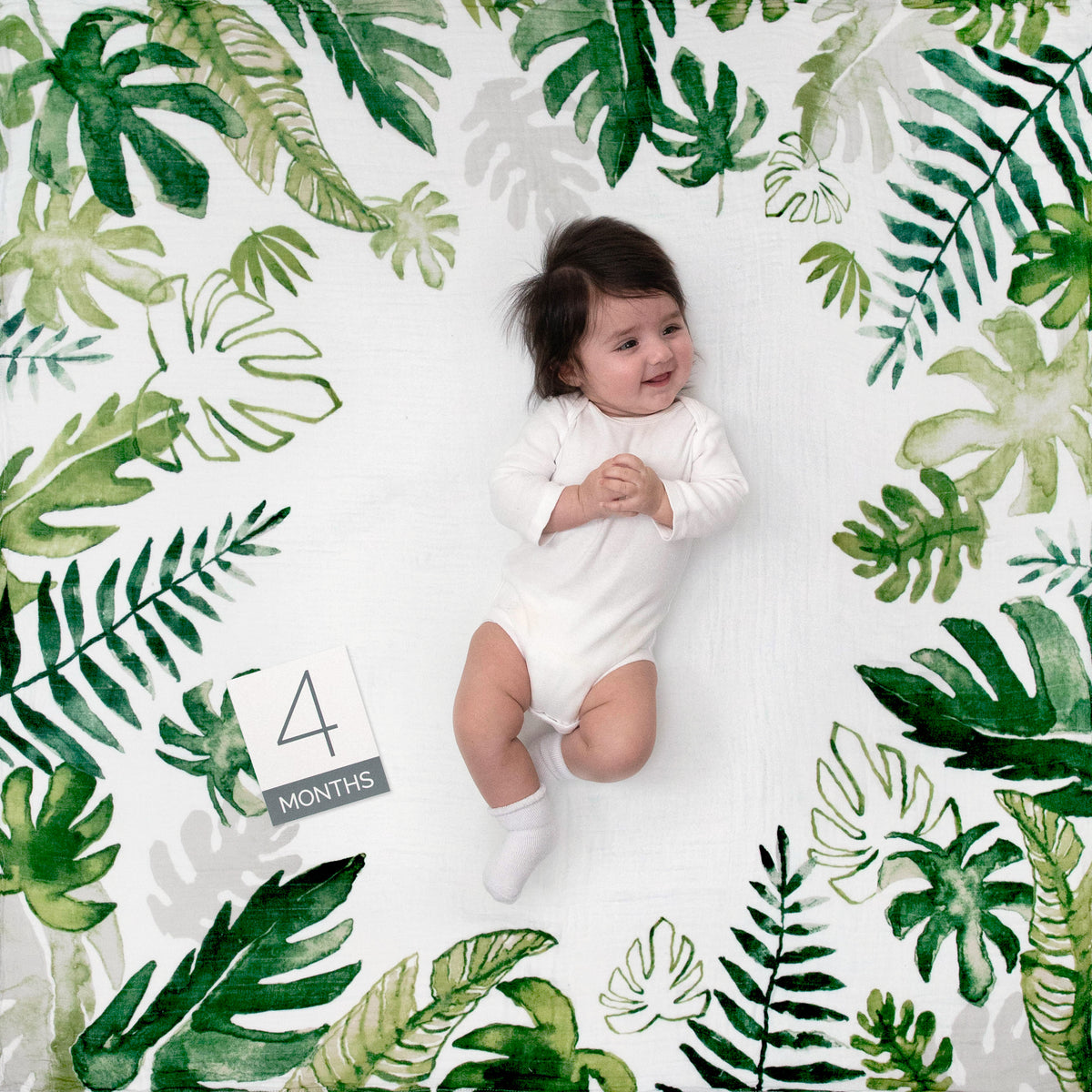 Little unicorn outdoor blanket tropical 2024 leaf