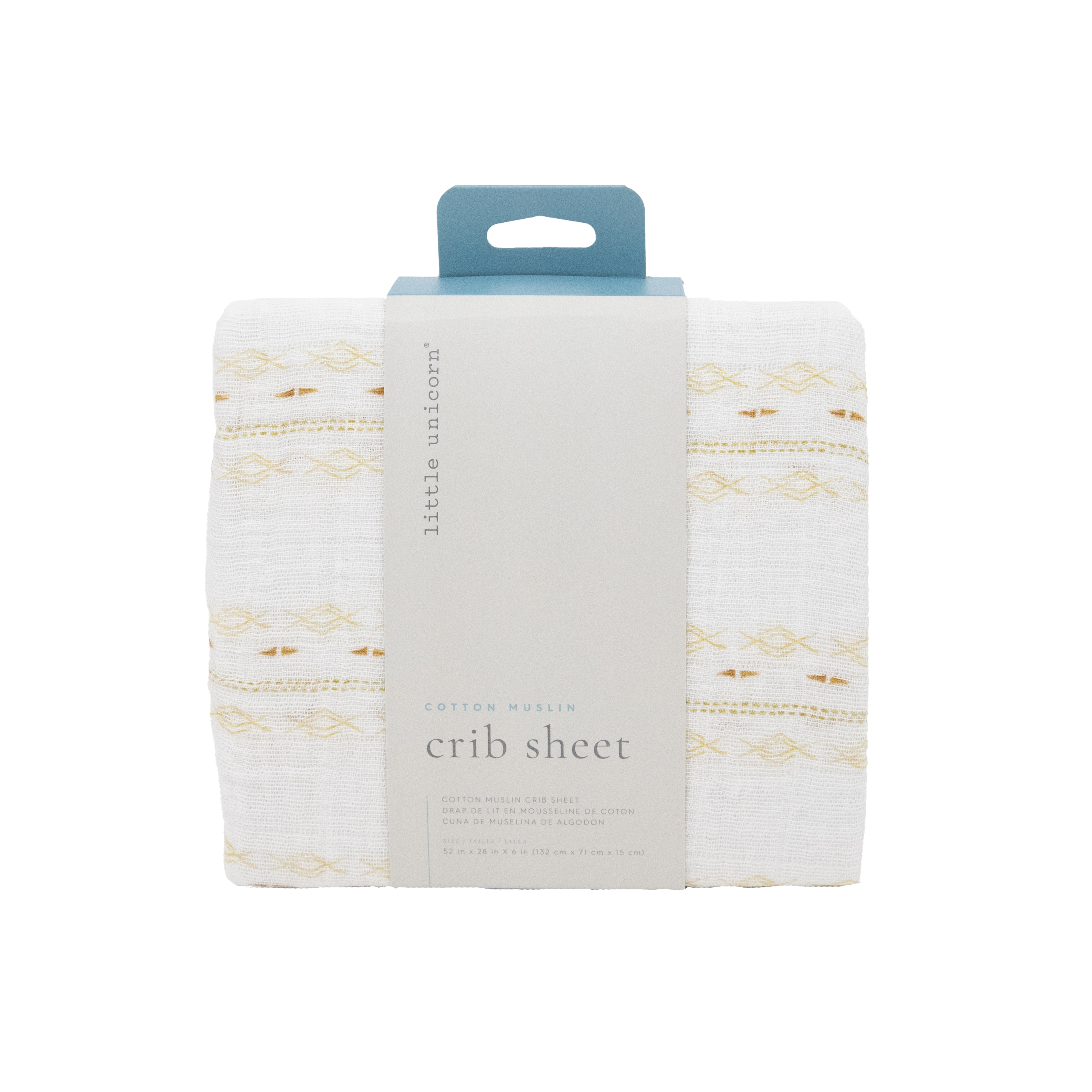 Little unicorn muslin crib sheet 2025