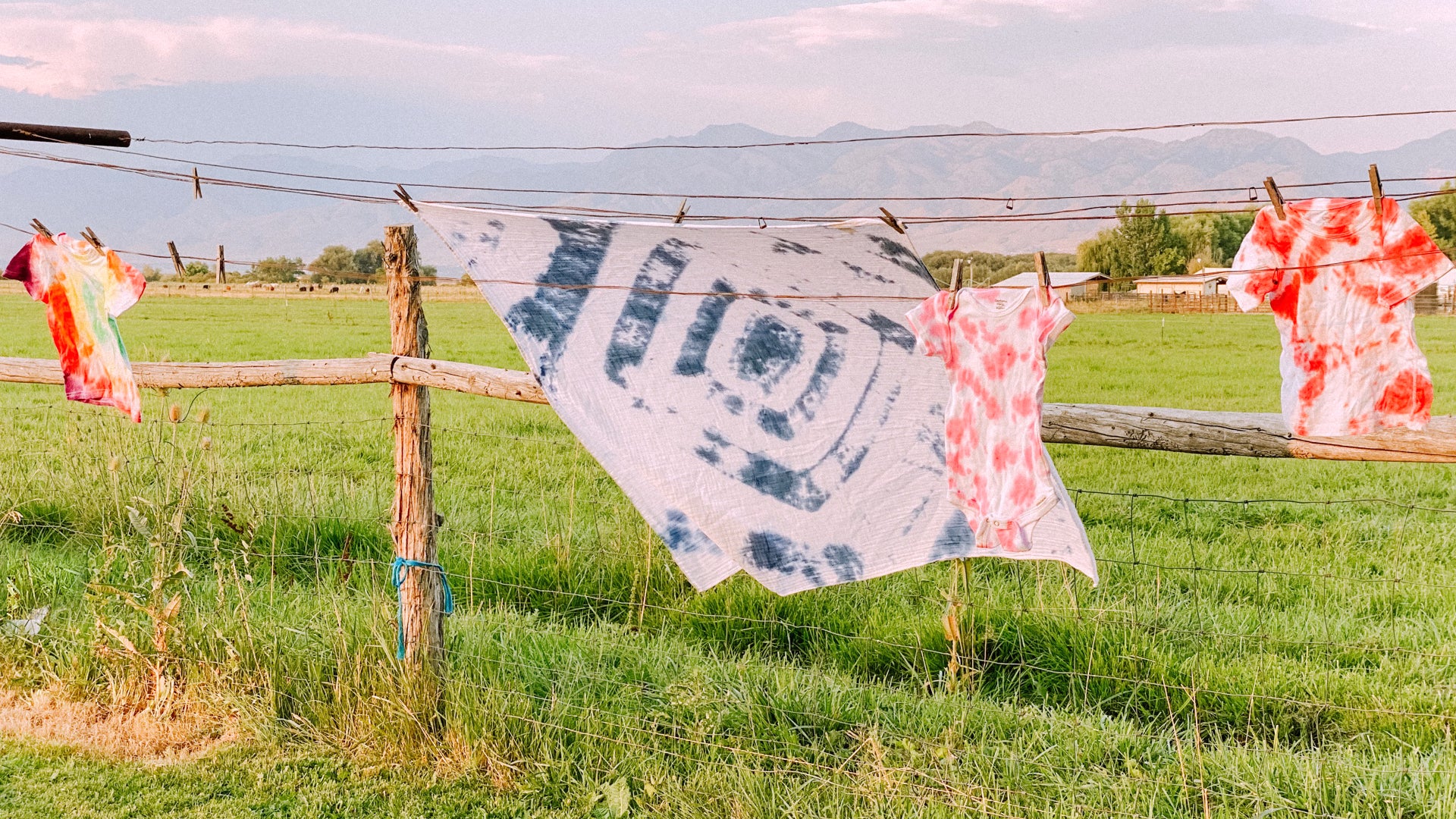 Repurposing Baby Items with Tie Dye