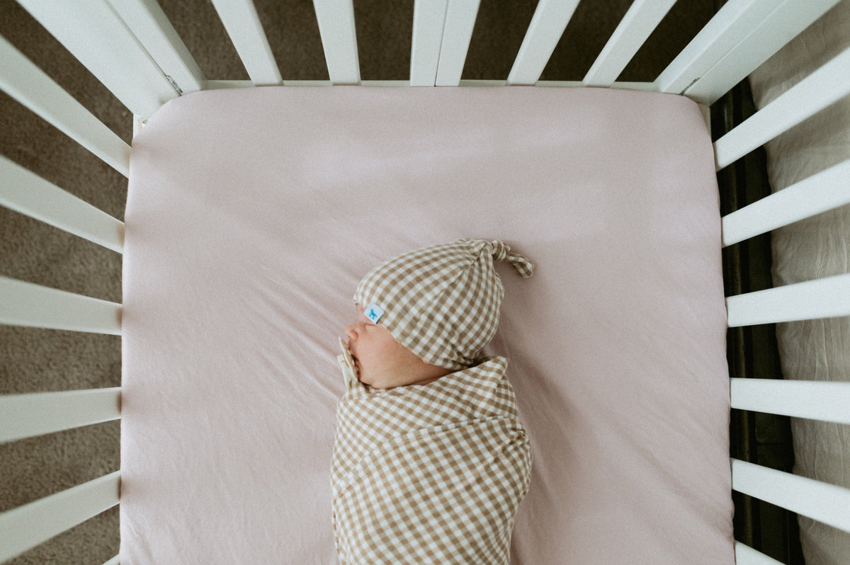 New Stretch Knit Hat & Swaddle Sets