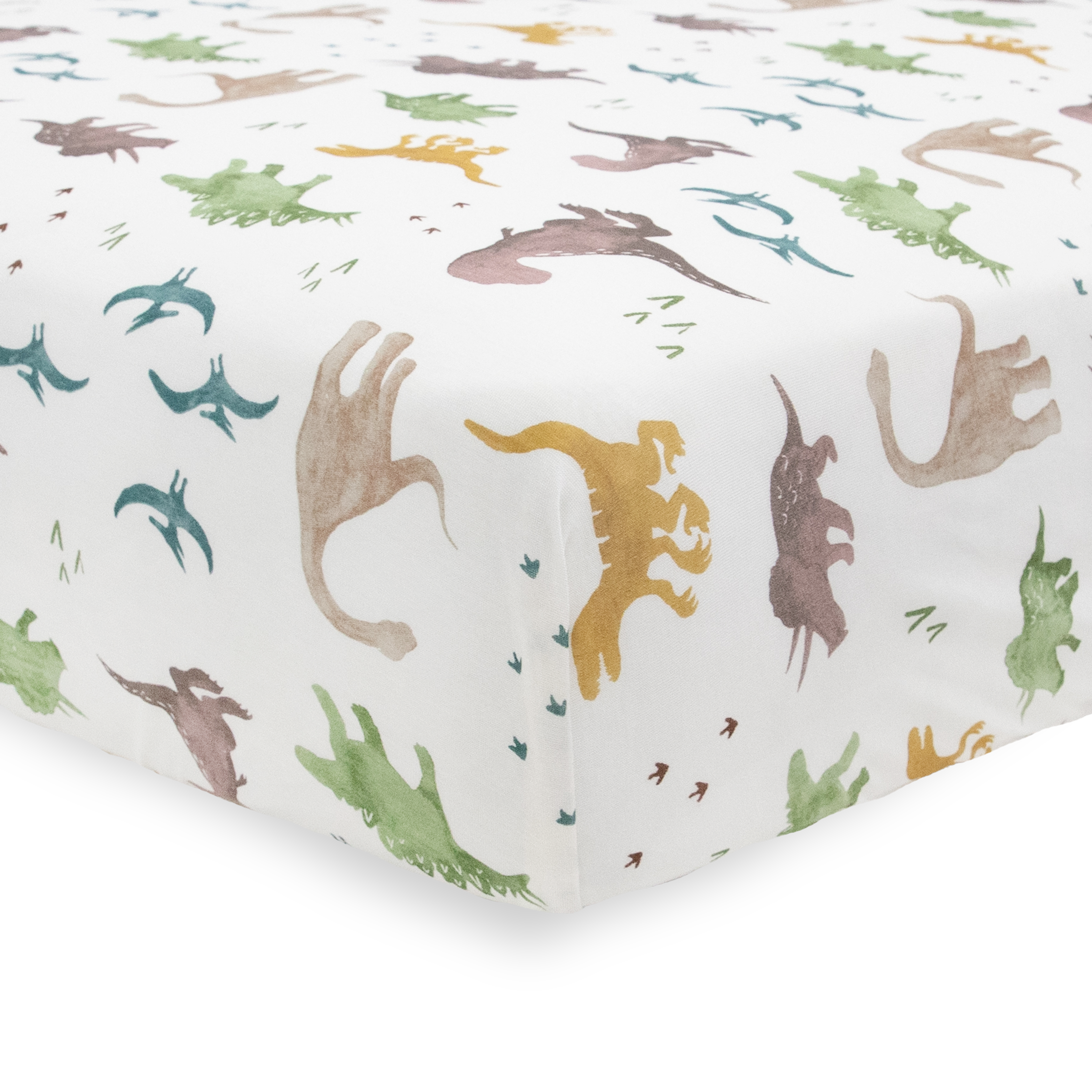 Little unicorn dinosaur crib sheet outlet