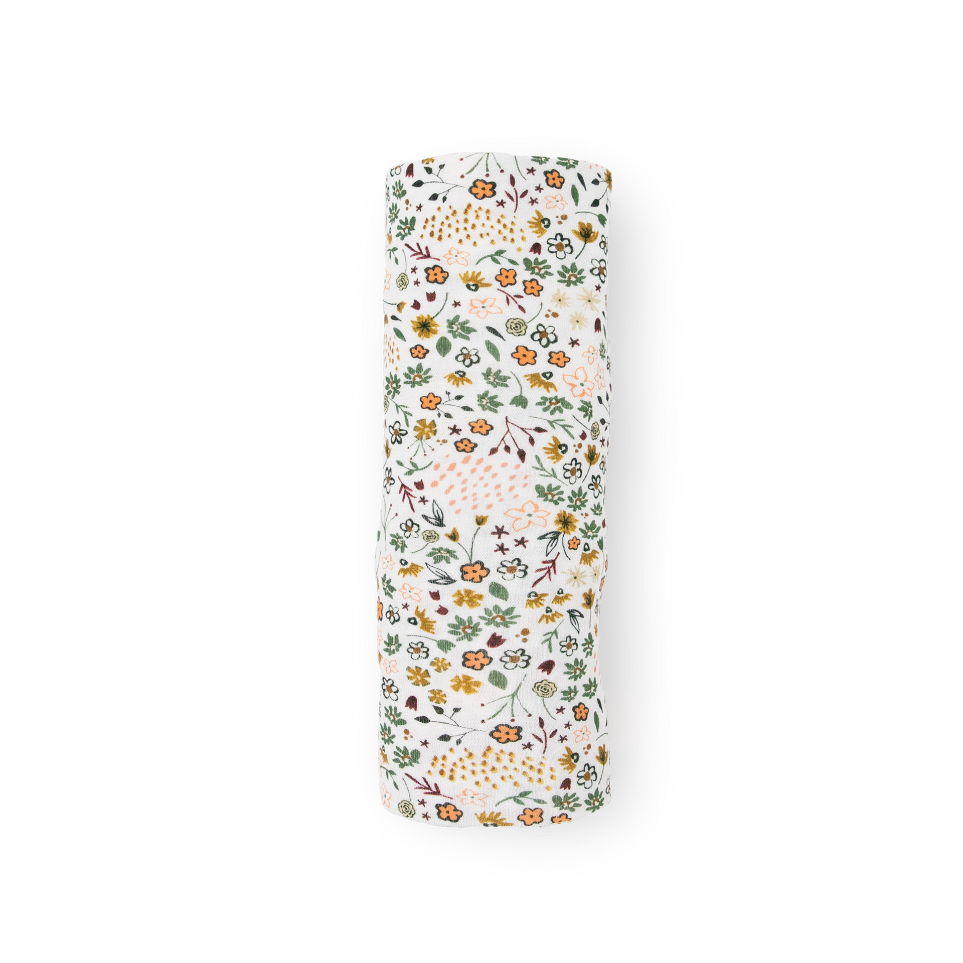 Stretch Knit Swaddle Blanket - Pressed Petals – Little Unicorn USA
