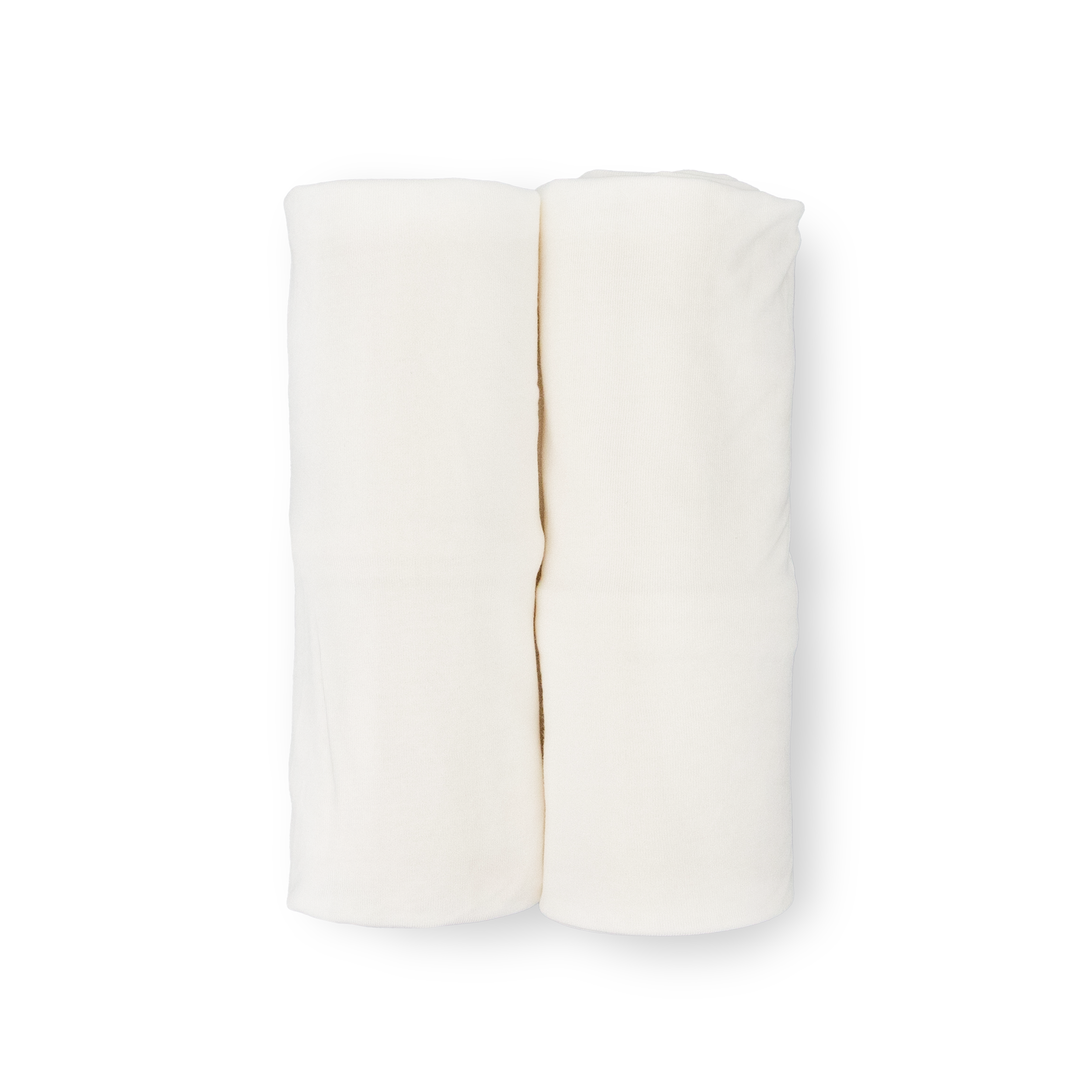 Stretch Knit Swaddle Blanket 2 Pack - White