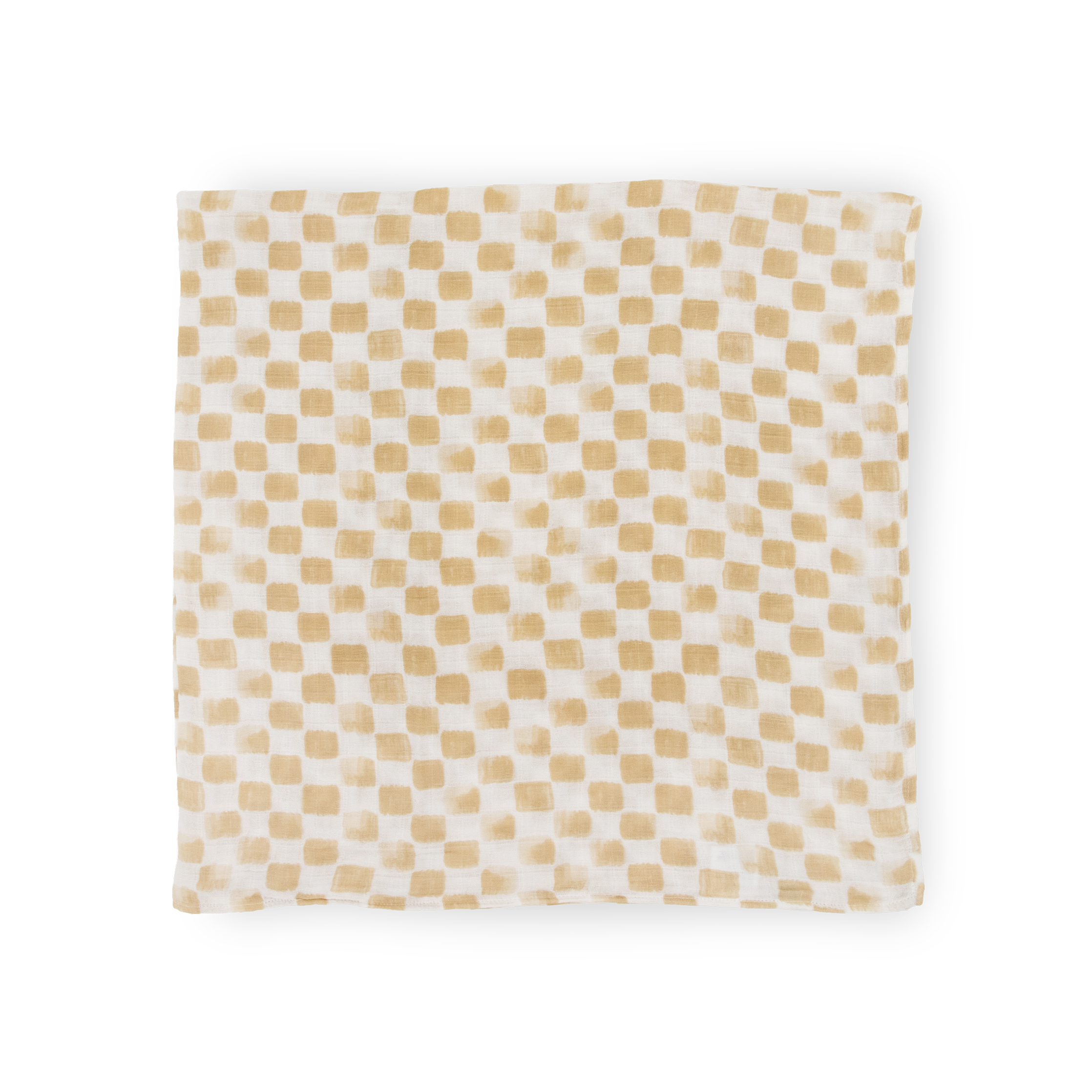 Cotton Muslin Swaddle Blanket - Adobe Checker