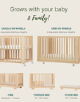 dadada Baby Spirit 8-in-1 Convertible Crib