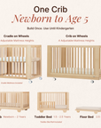 dadada Baby Spirit 8-in-1 Convertible Crib