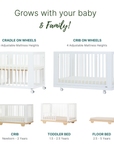 dadada Baby Spirit 8-in-1 Convertible Crib