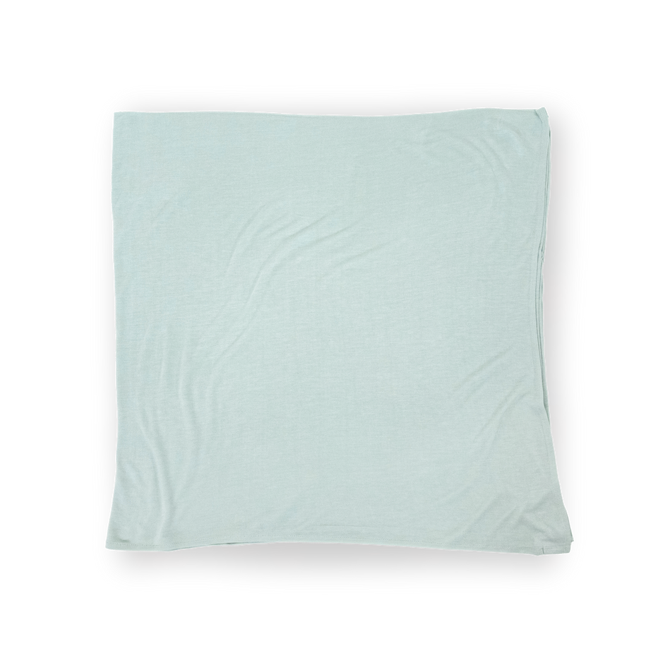 Stretch Knit Swaddle Blanket 2 Pack Frost Green Little Unicorn USA