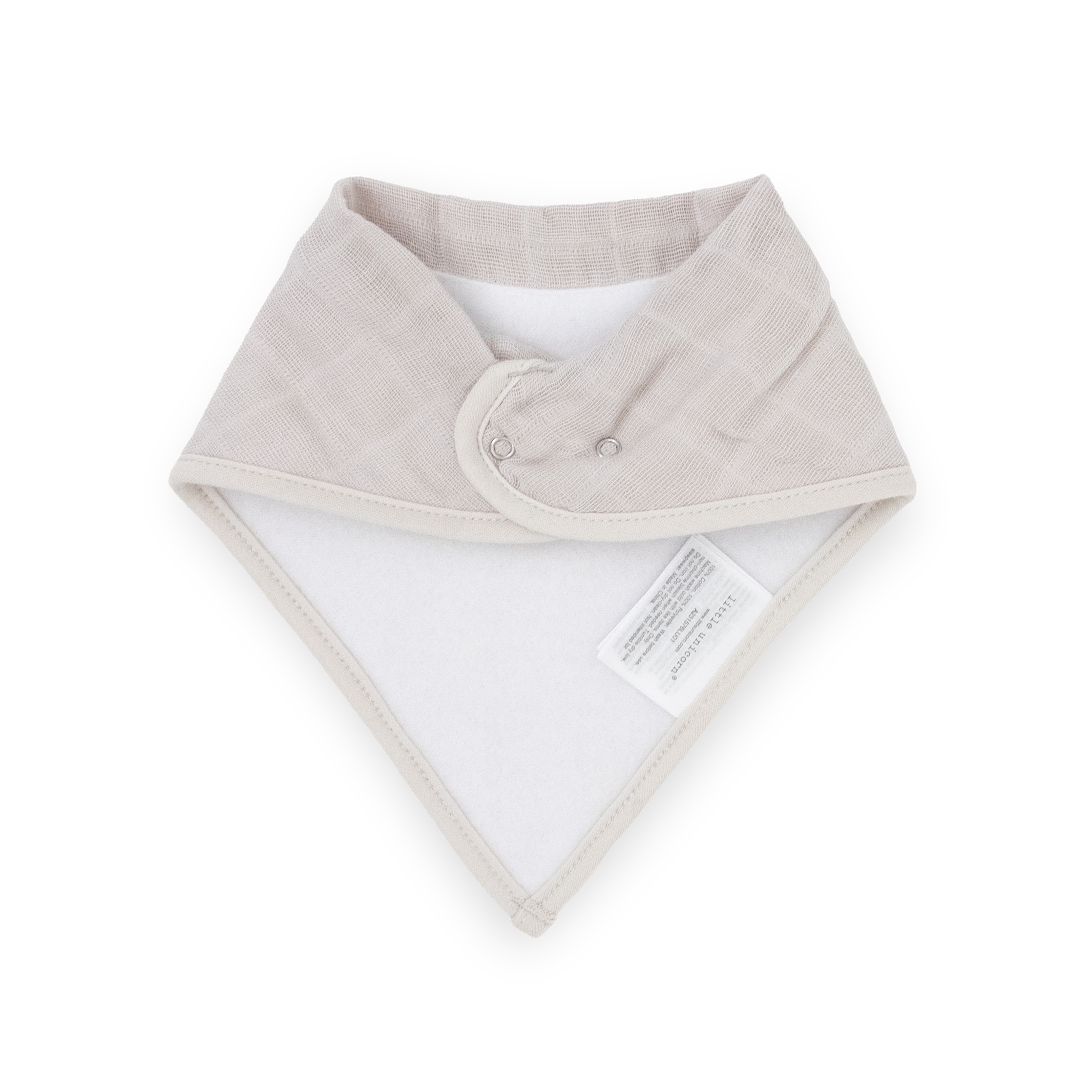 Cotton Muslin + Fleece Bandana Bib 4 Pack - Mauve Stripe