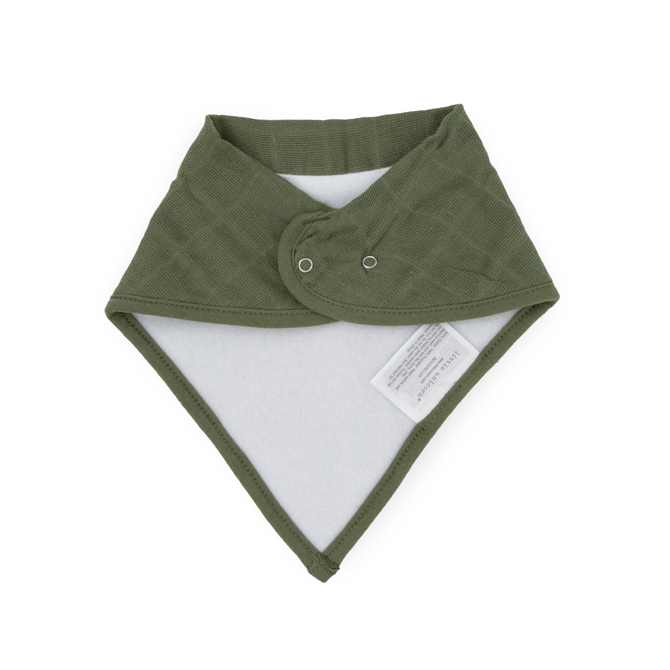 Cotton Muslin + Fleece Bandana Bib 4 Pack - Sea