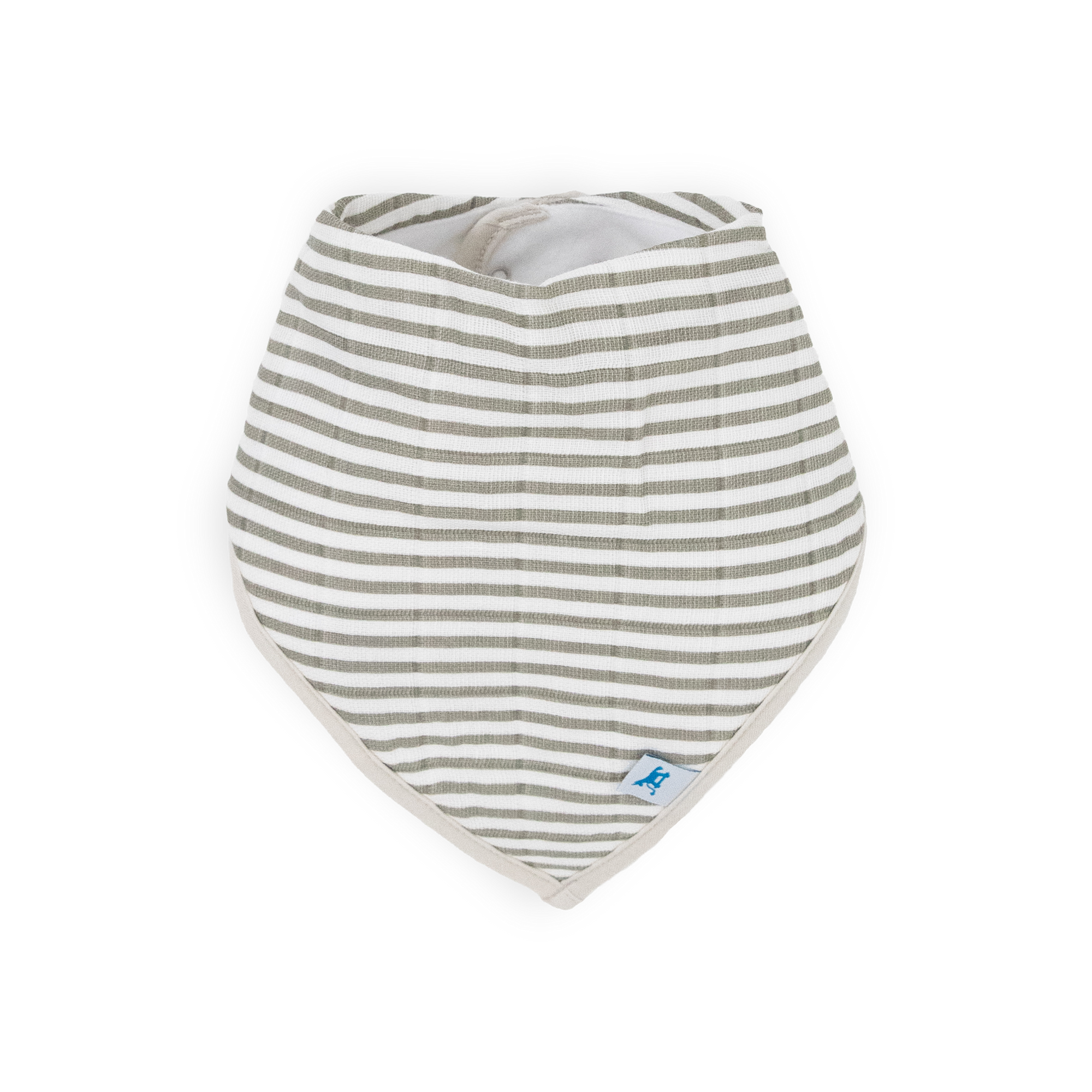 Cotton Muslin + Fleece Bandana Bib 4 Pack - Pressed Petals