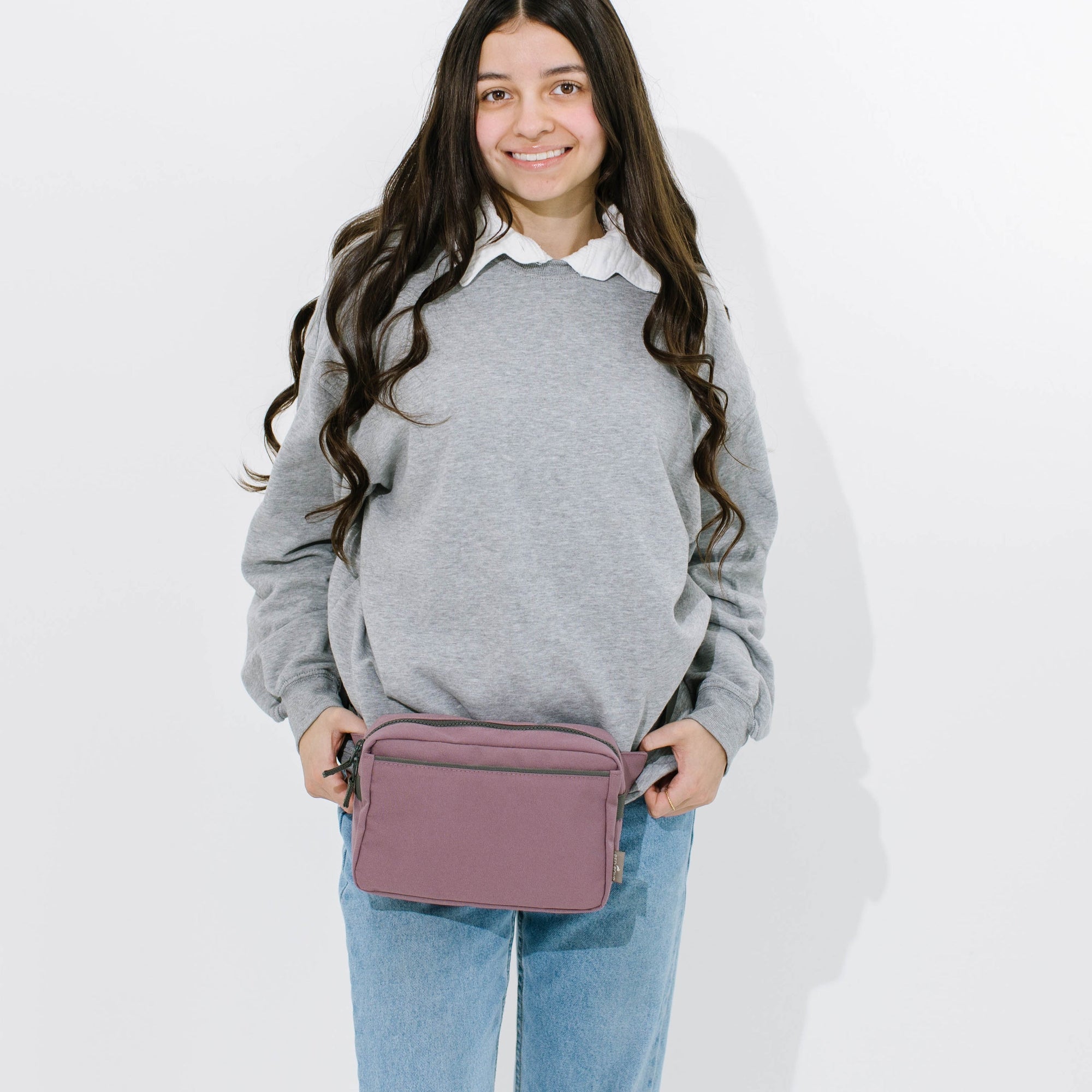 Red Rovr Joey Belt Bag - Mauve