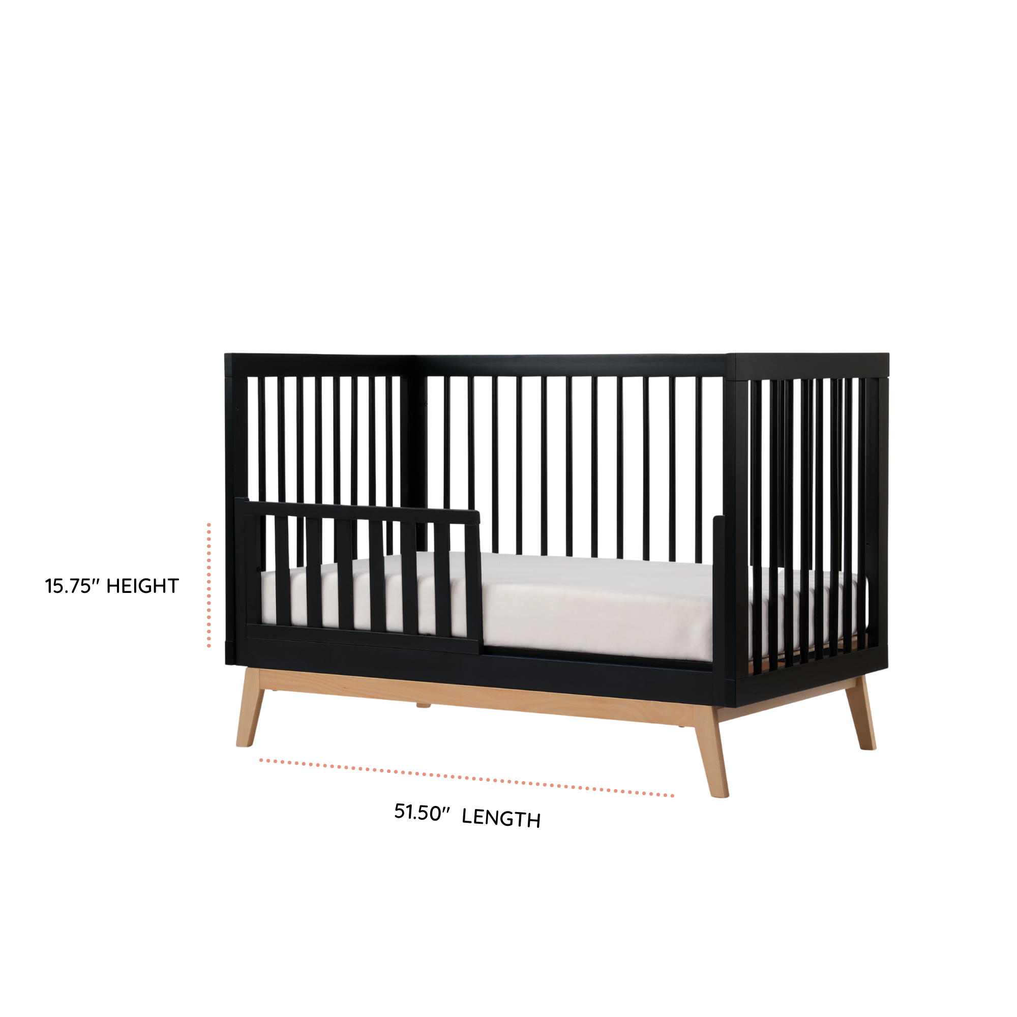 dadada Baby Soho 3-in-1 Convertible Crib