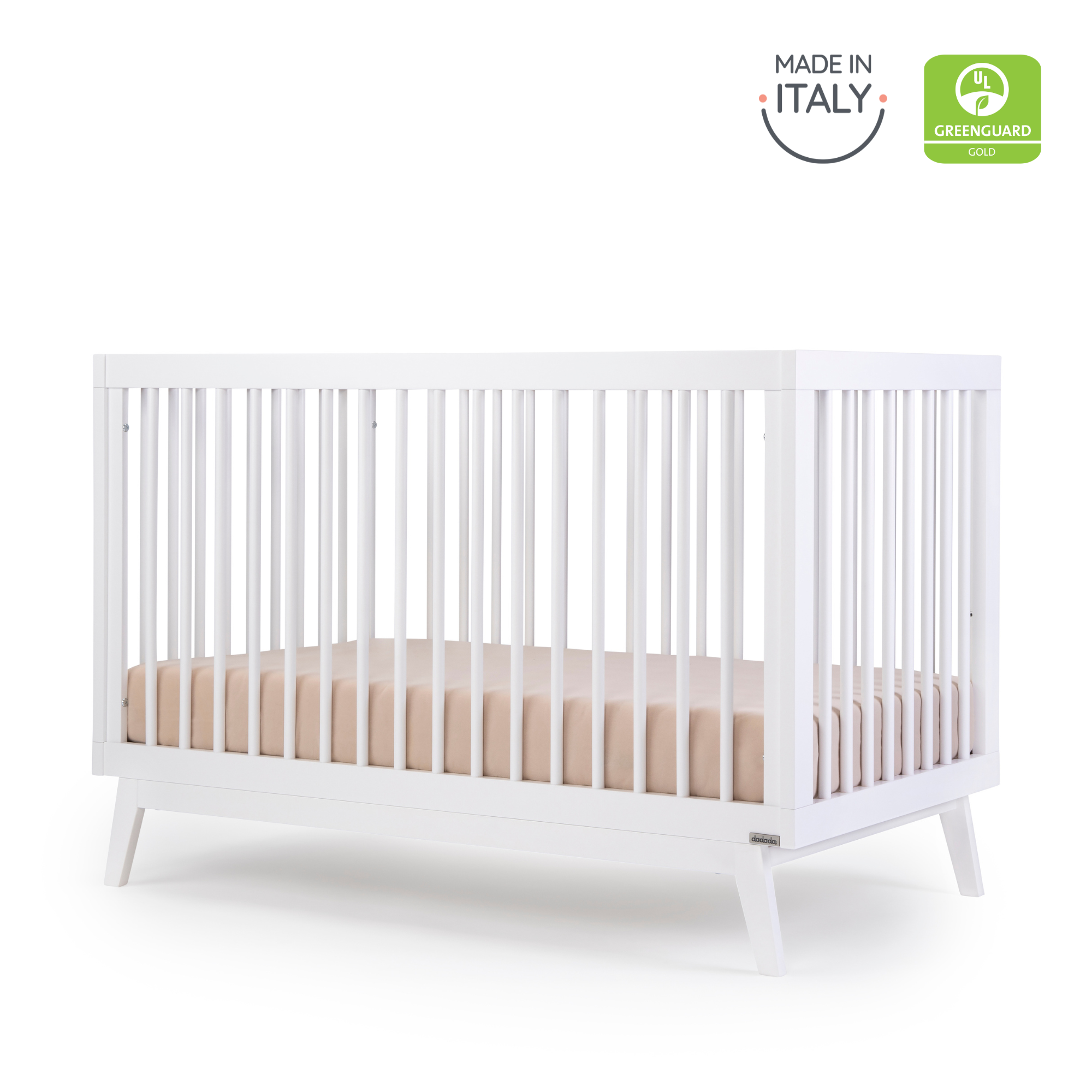 dadada Baby Soho 3-in-1 Convertible Crib