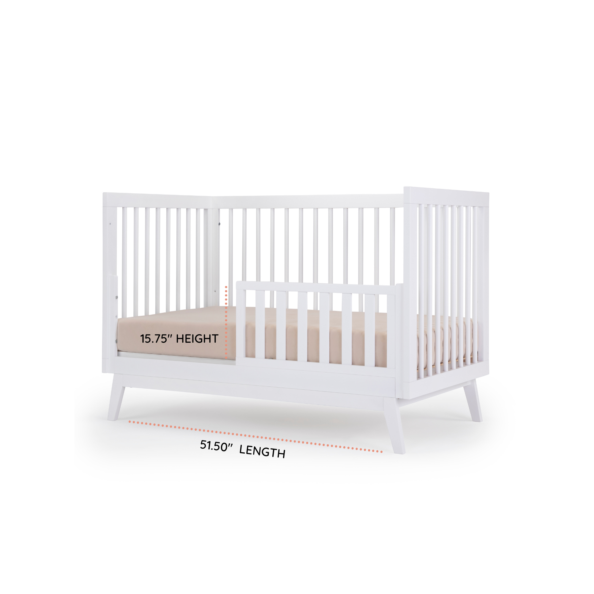 dadada Baby Soho 3-in-1 Convertible Crib