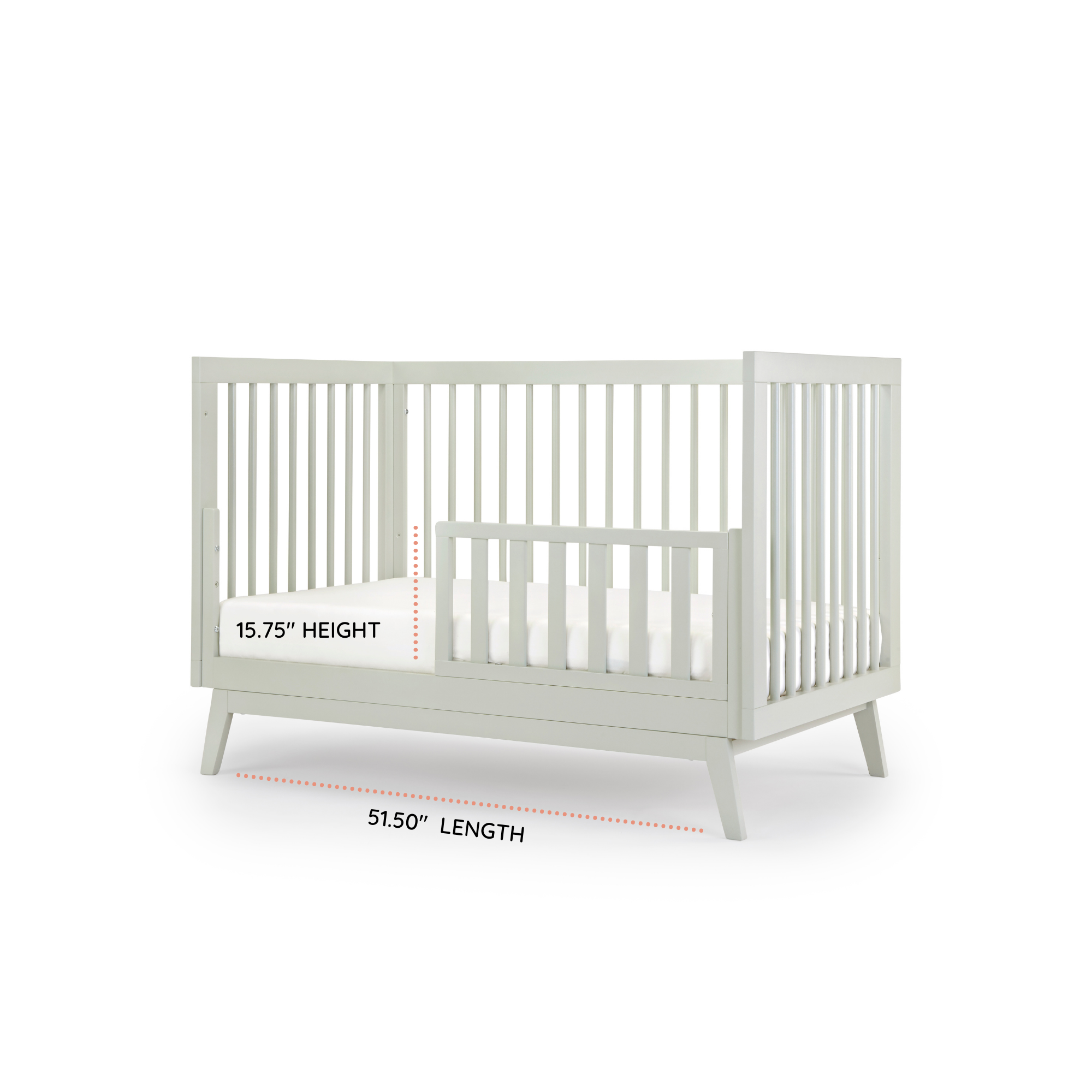 dadada Baby Soho 3-in-1 Convertible Crib