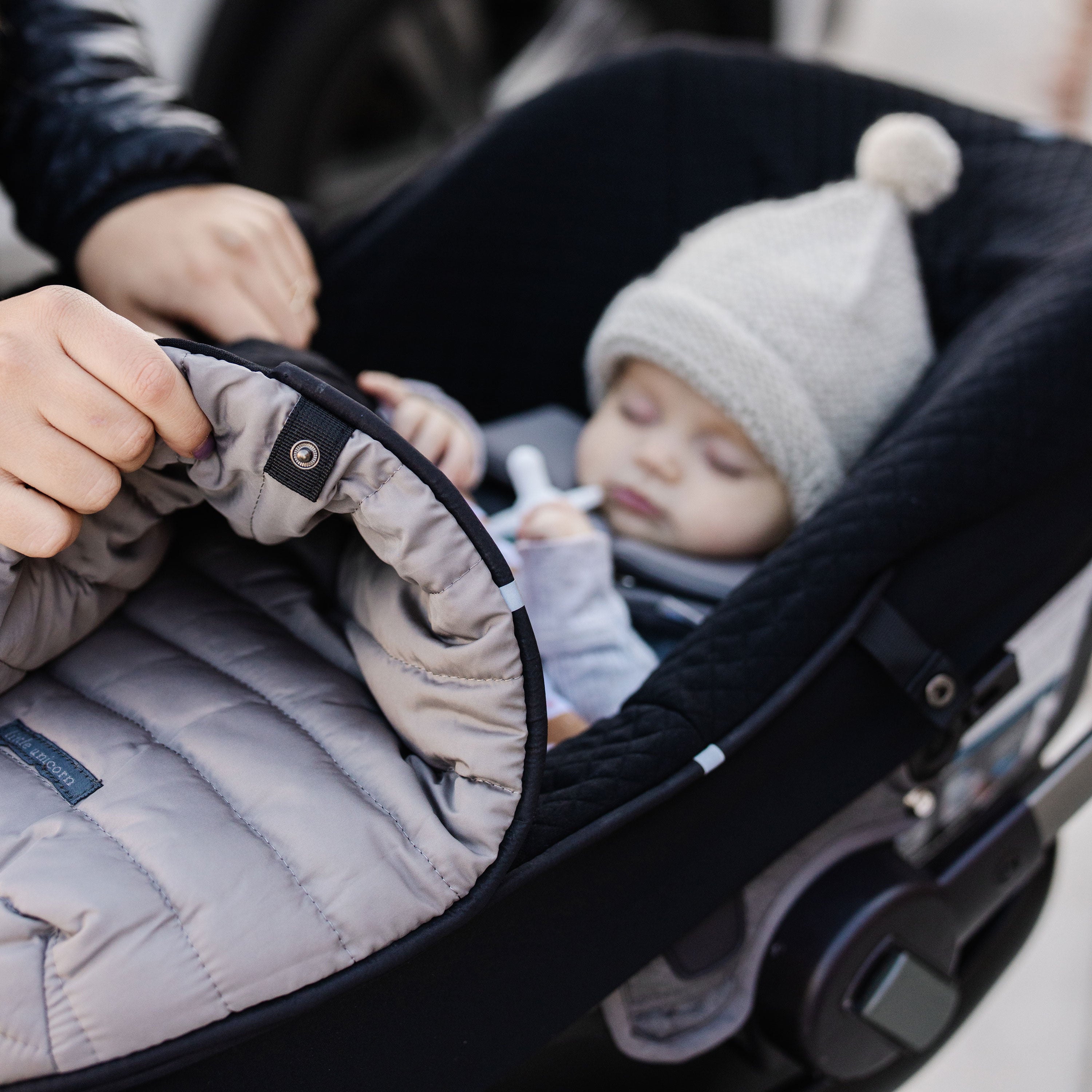 Infant Car Seat Footmuff Mushroom