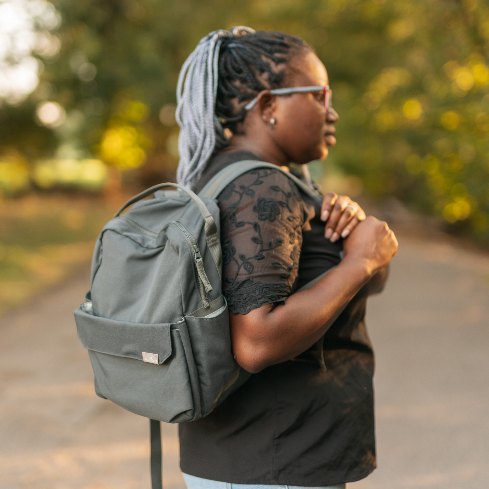 Red Rovr® Mini Roo Backpack - Charcoal