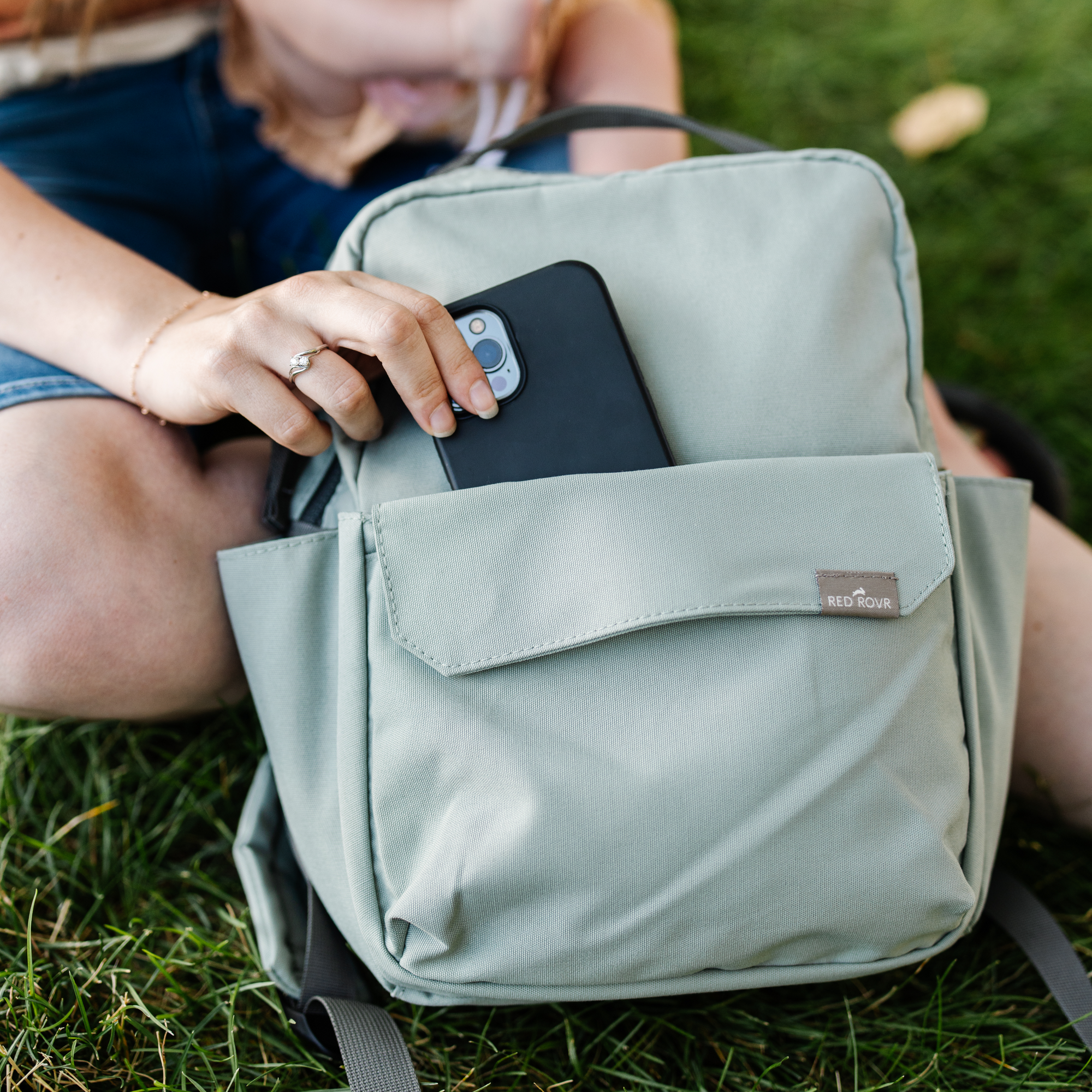 Red Rovr® Mini Roo Backpack - Sage