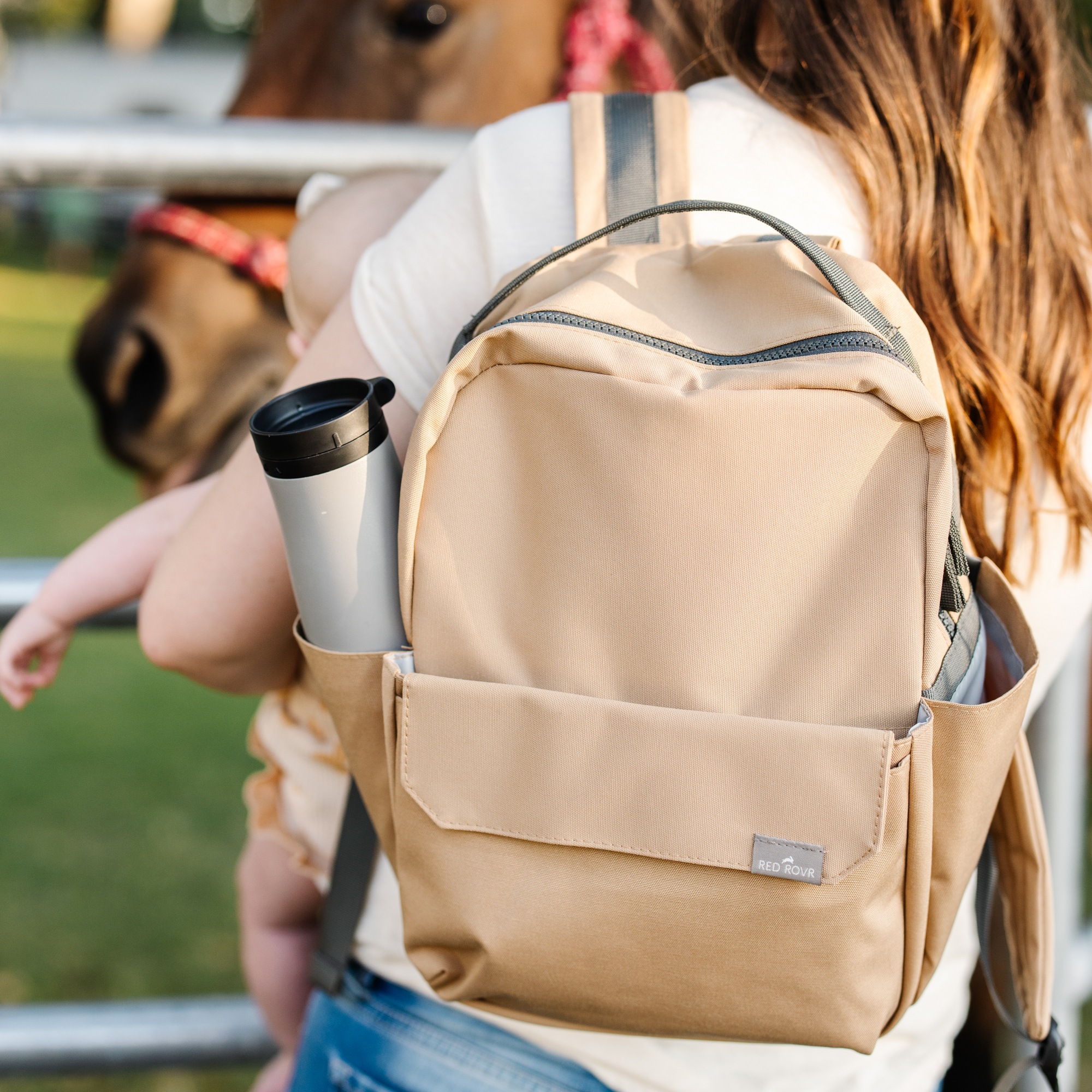 Red Rovr® Mini Roo Backpack - Toffee