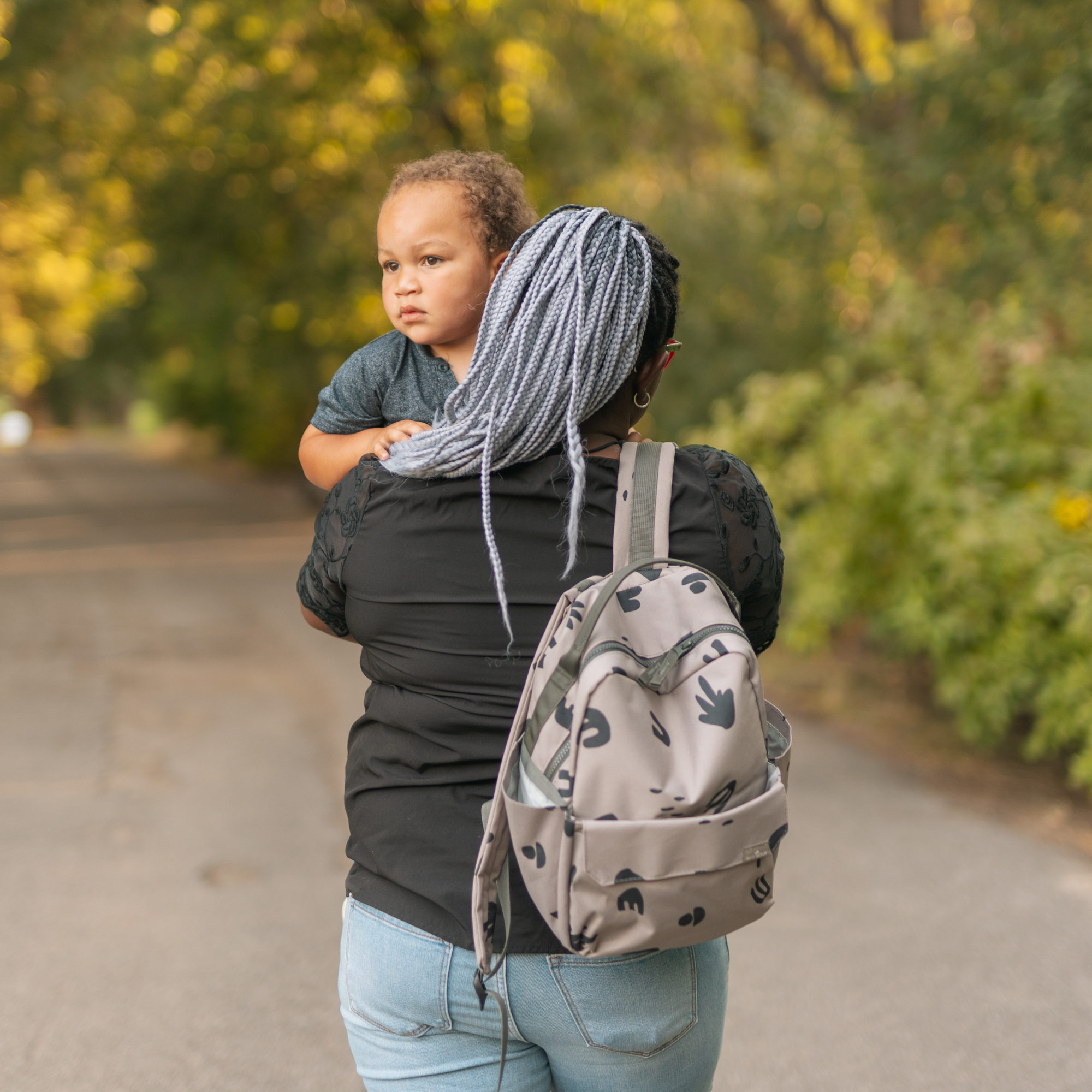 Red Rovr Mini Roo Backpack - Truffle Doodle