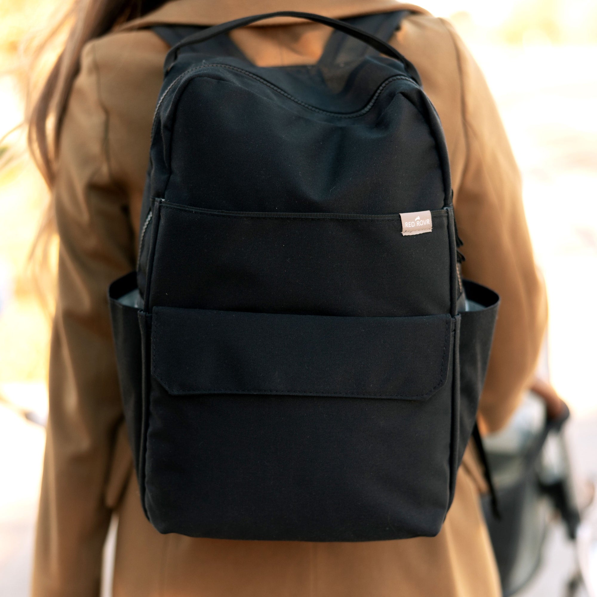 Red Rovr Roo Backpack - Black