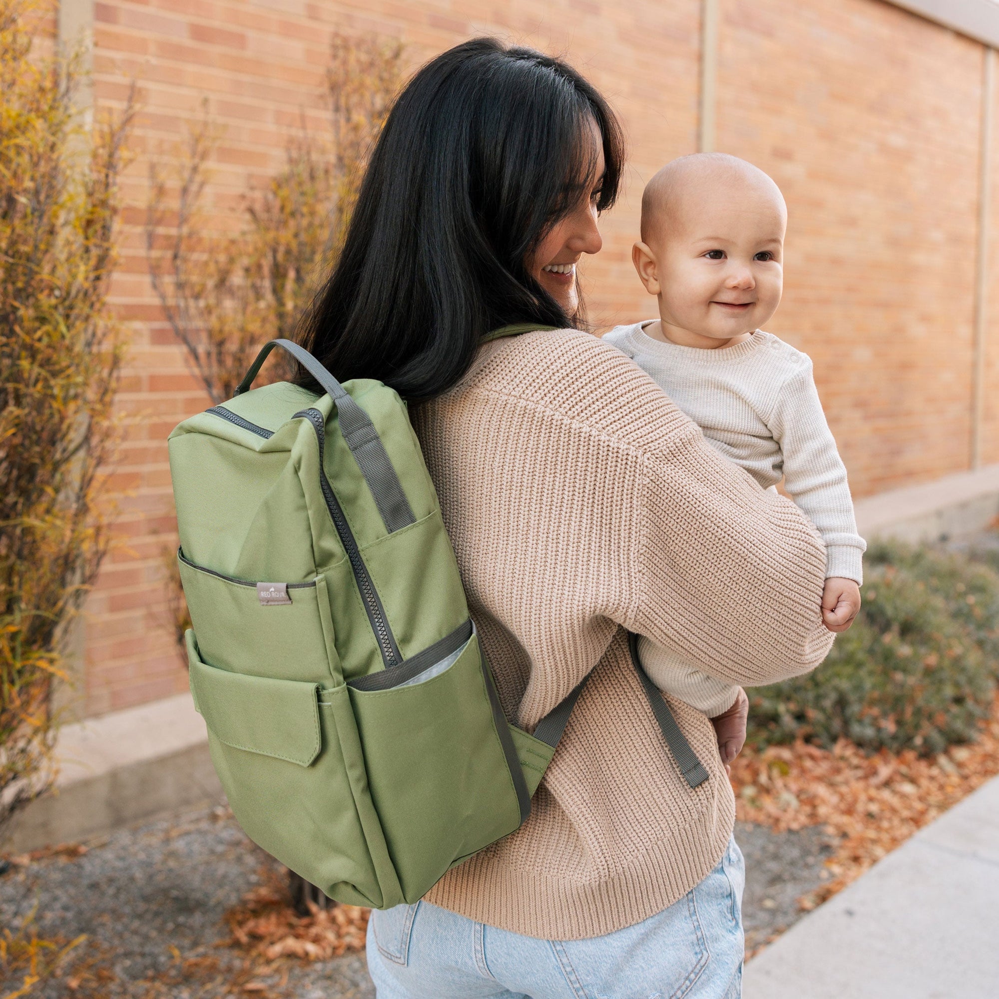 Red Rovr Roo Backpack - Moss