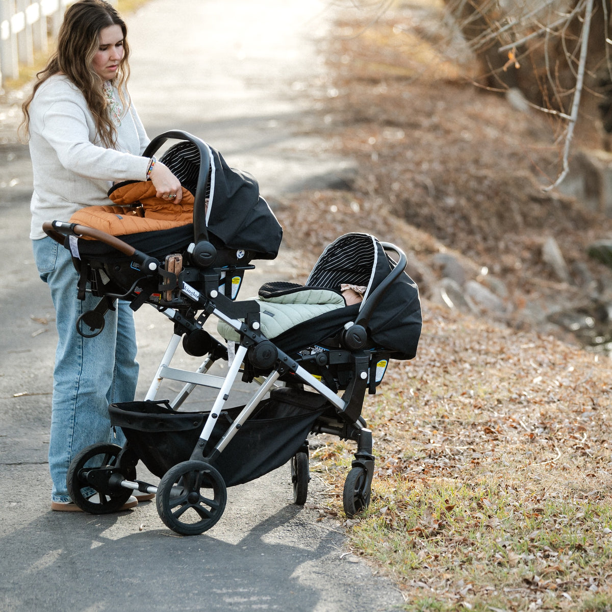Winter Car Seat Cover - Sage Brush