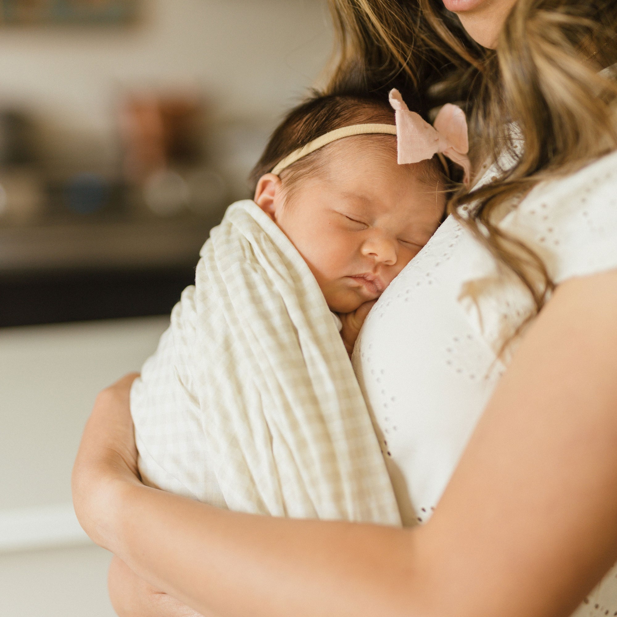 Stretch Knit Swaddle Blanket 2 Pack - Rainbows