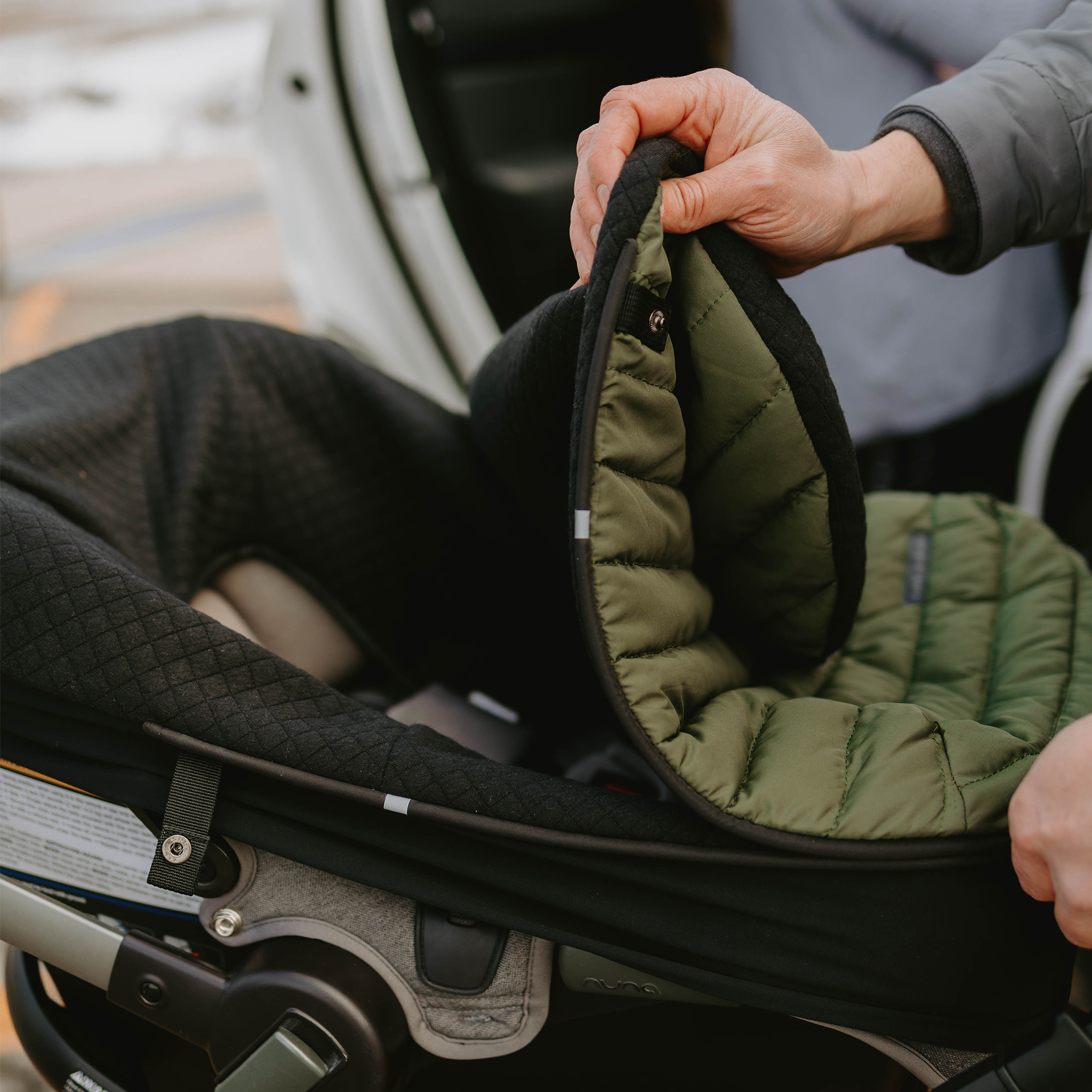 Baby car seat sales footmuff