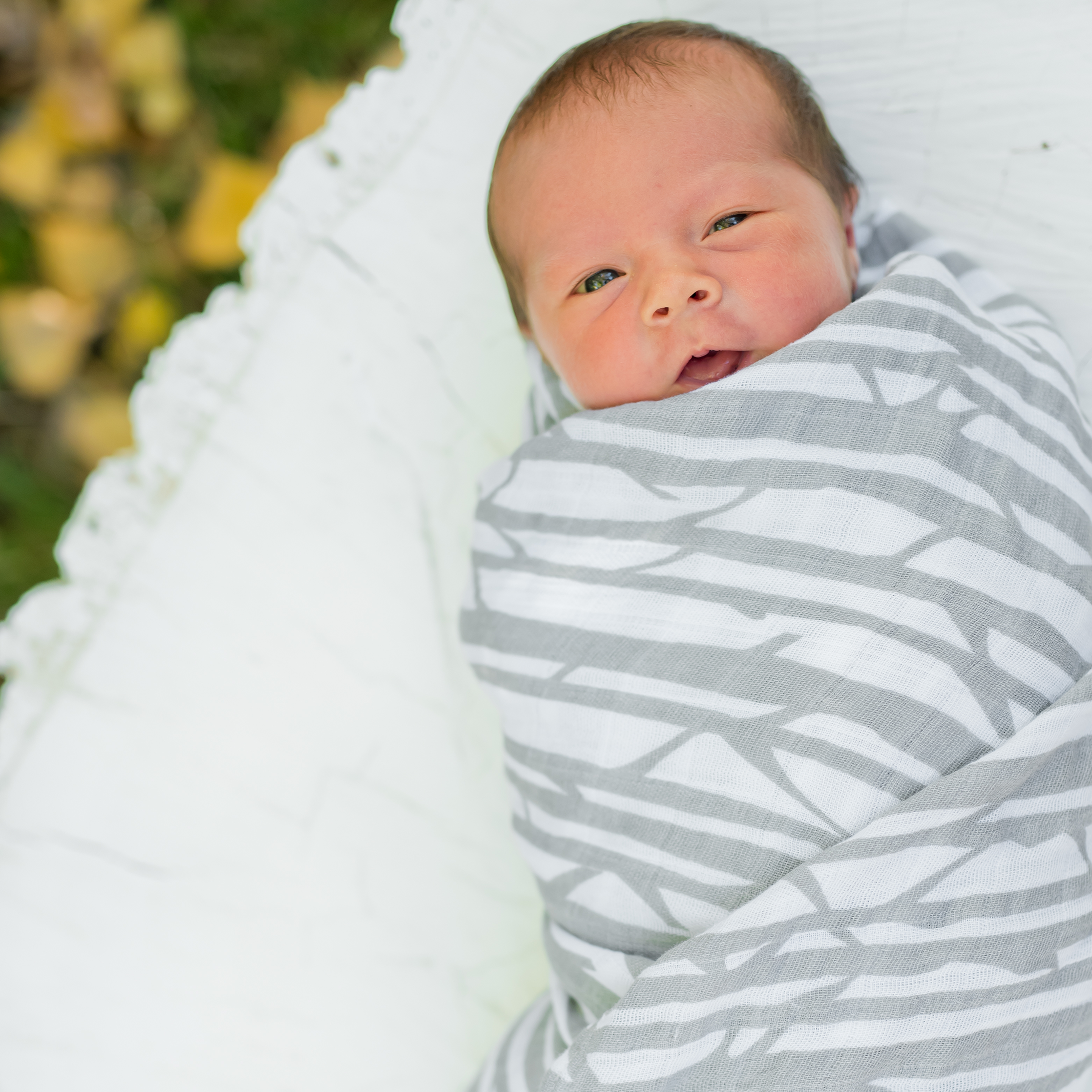Cotton Muslin Swaddle Blanket 3 Pack - Forest Friends