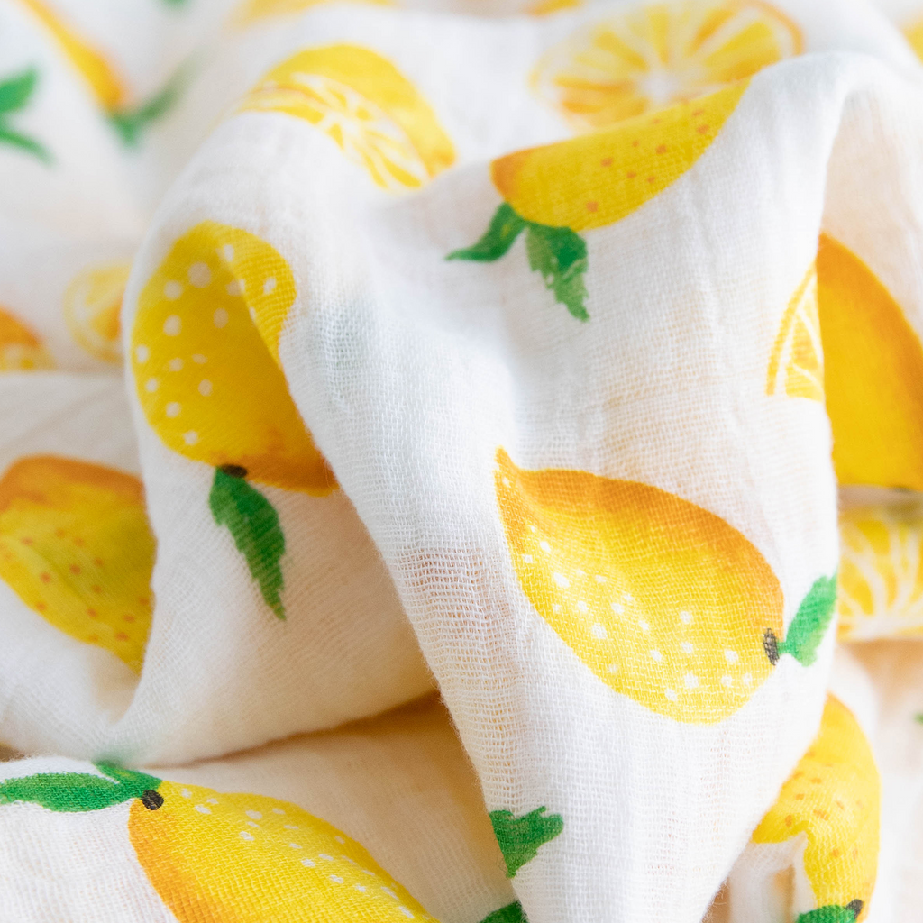 Cotton Muslin Swaddle Baby Blanket SetBerry Lemonade Little Unicorn USA