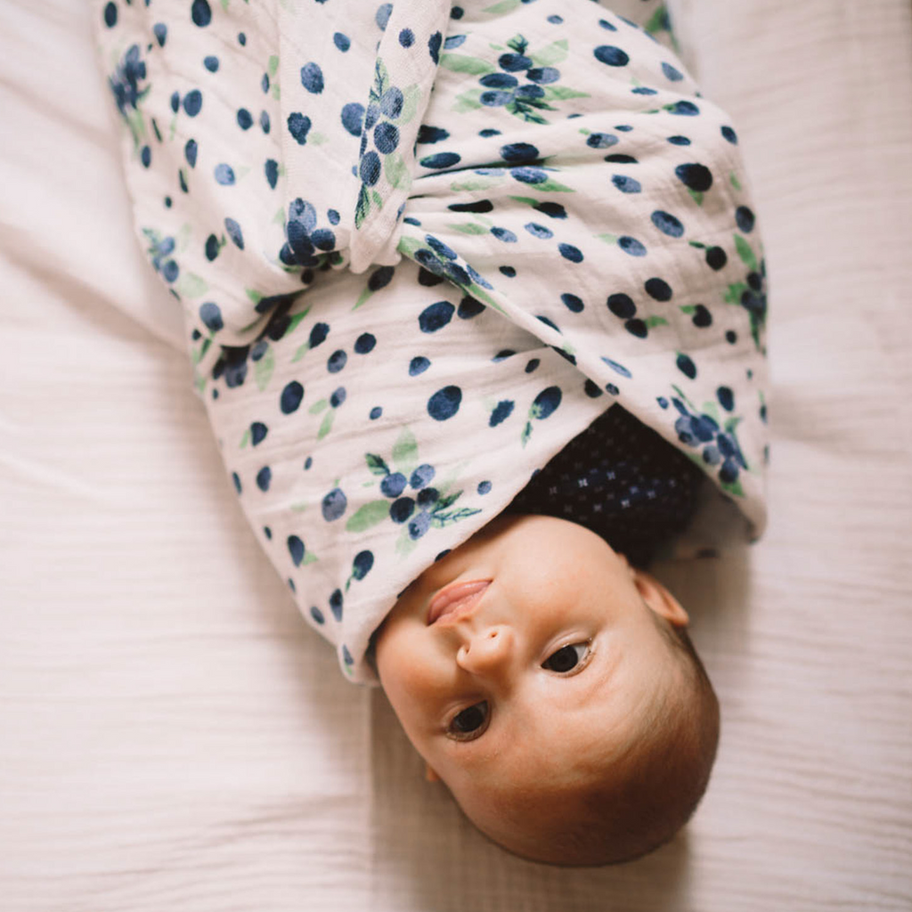 Cotton Muslin Swaddle Baby Blanket SetBerry Lemonade Little Unicorn USA