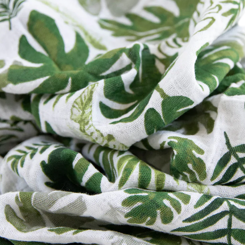 Cotton Muslin Swaddle Baby Blanket Set Summer Vibe Little Unicorn USA