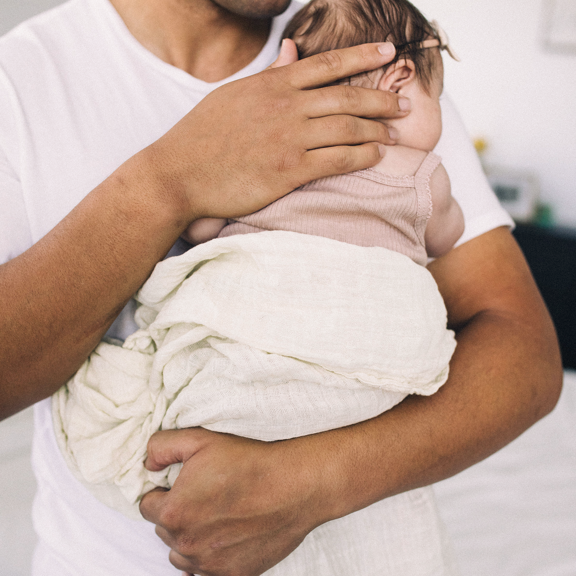 Cotton Muslin Swaddle Blanket 3 Pack - Fern