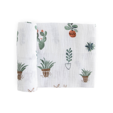 Cotton Muslin Swaddle Blanket - Prickle Pots