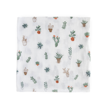 Cotton Muslin Swaddle Blanket - Prickle Pots