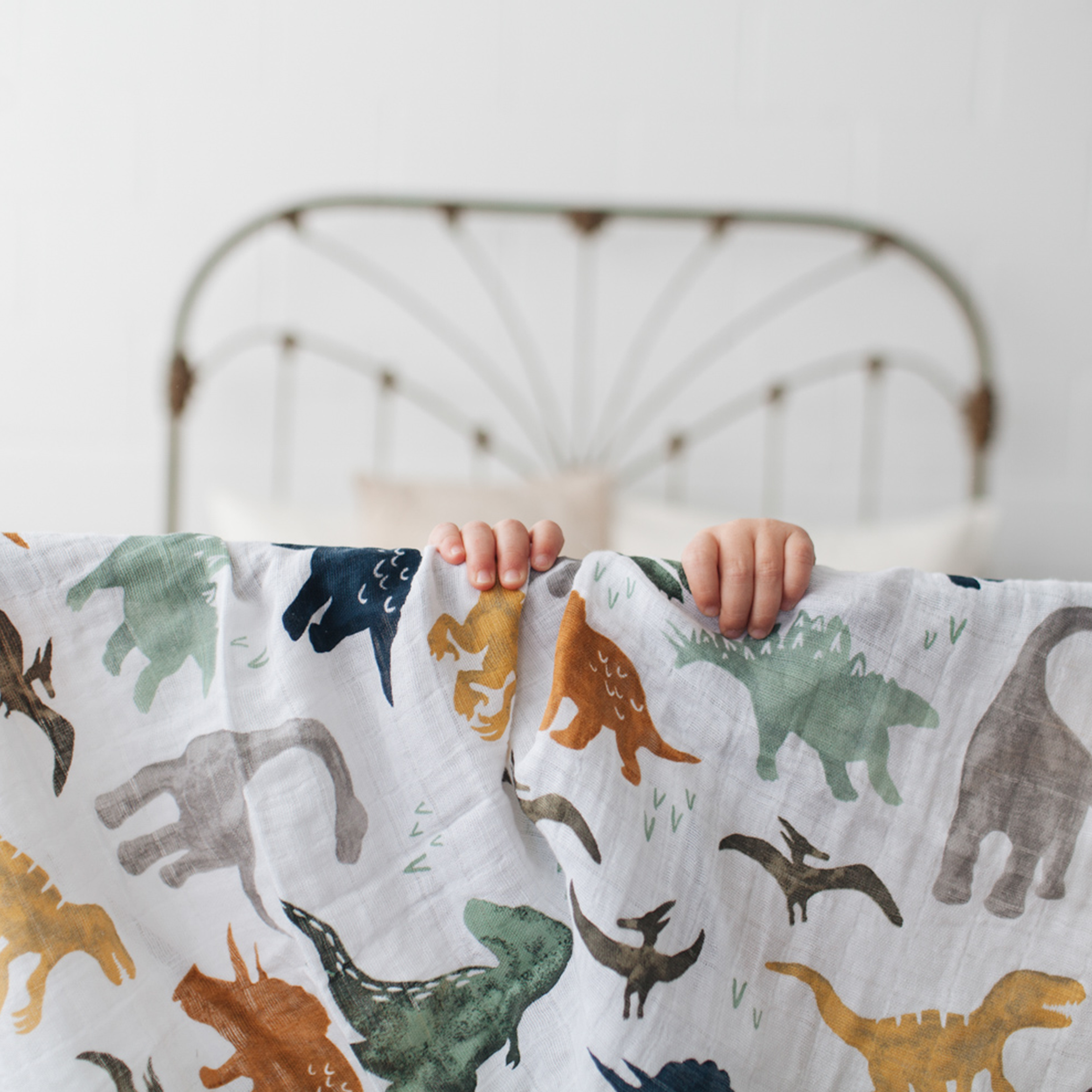 Little unicorn dino friends online crib sheet