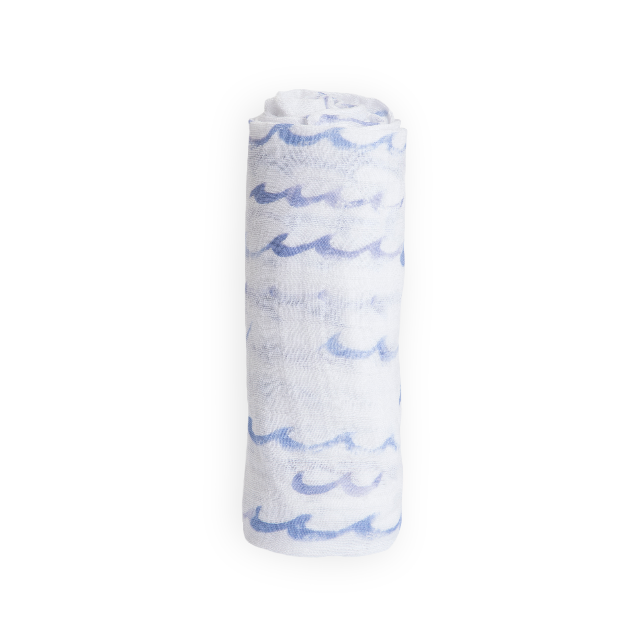 Cotton Muslin Swaddle Baby Blanket High Tide Little Unicorn USA