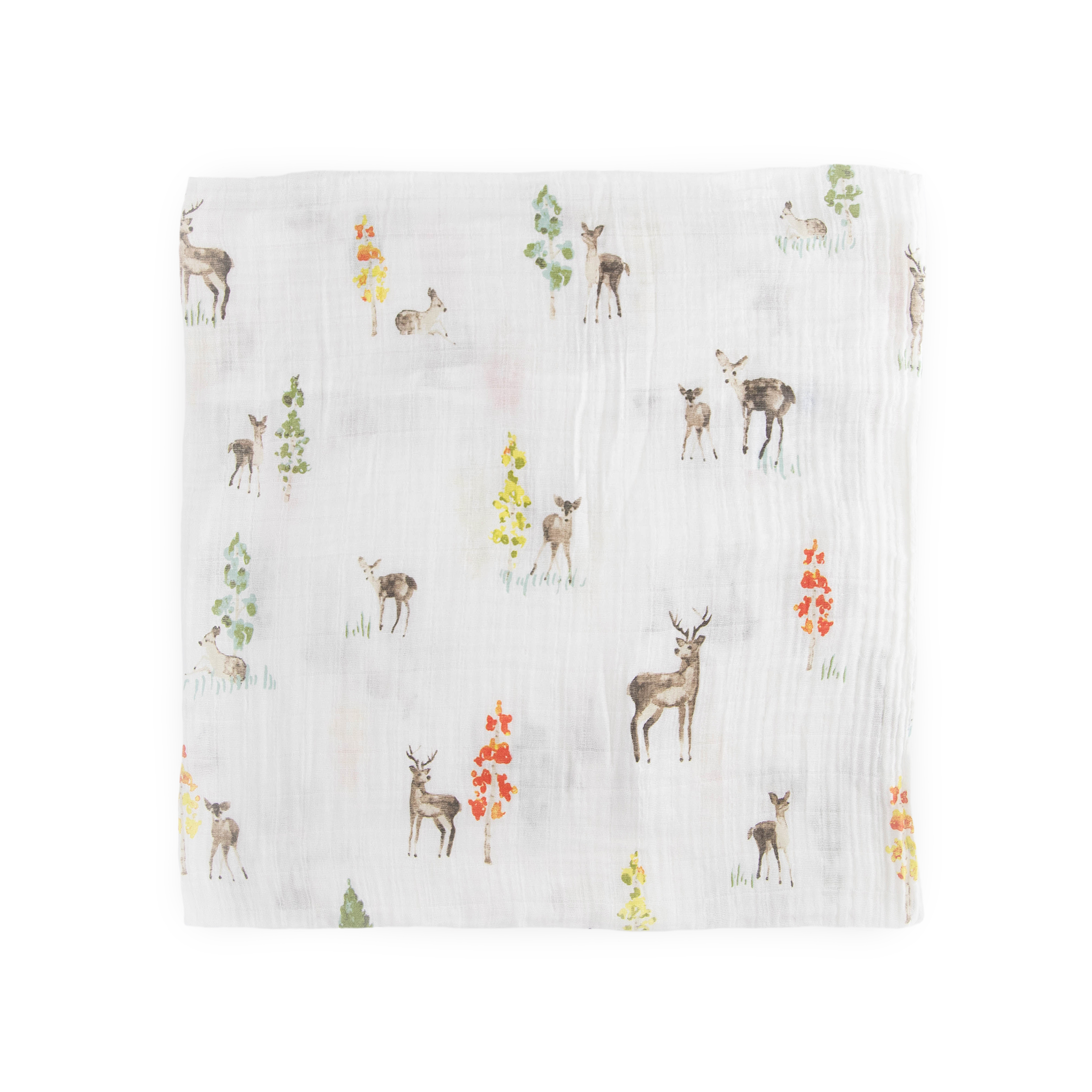 Cotton Muslin Swaddle Blanket - Oh Deer!