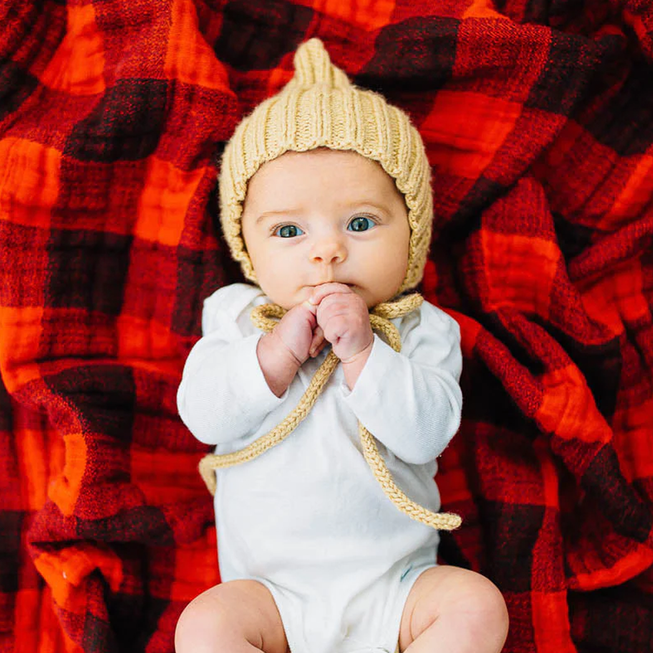 Red baby deals swaddle