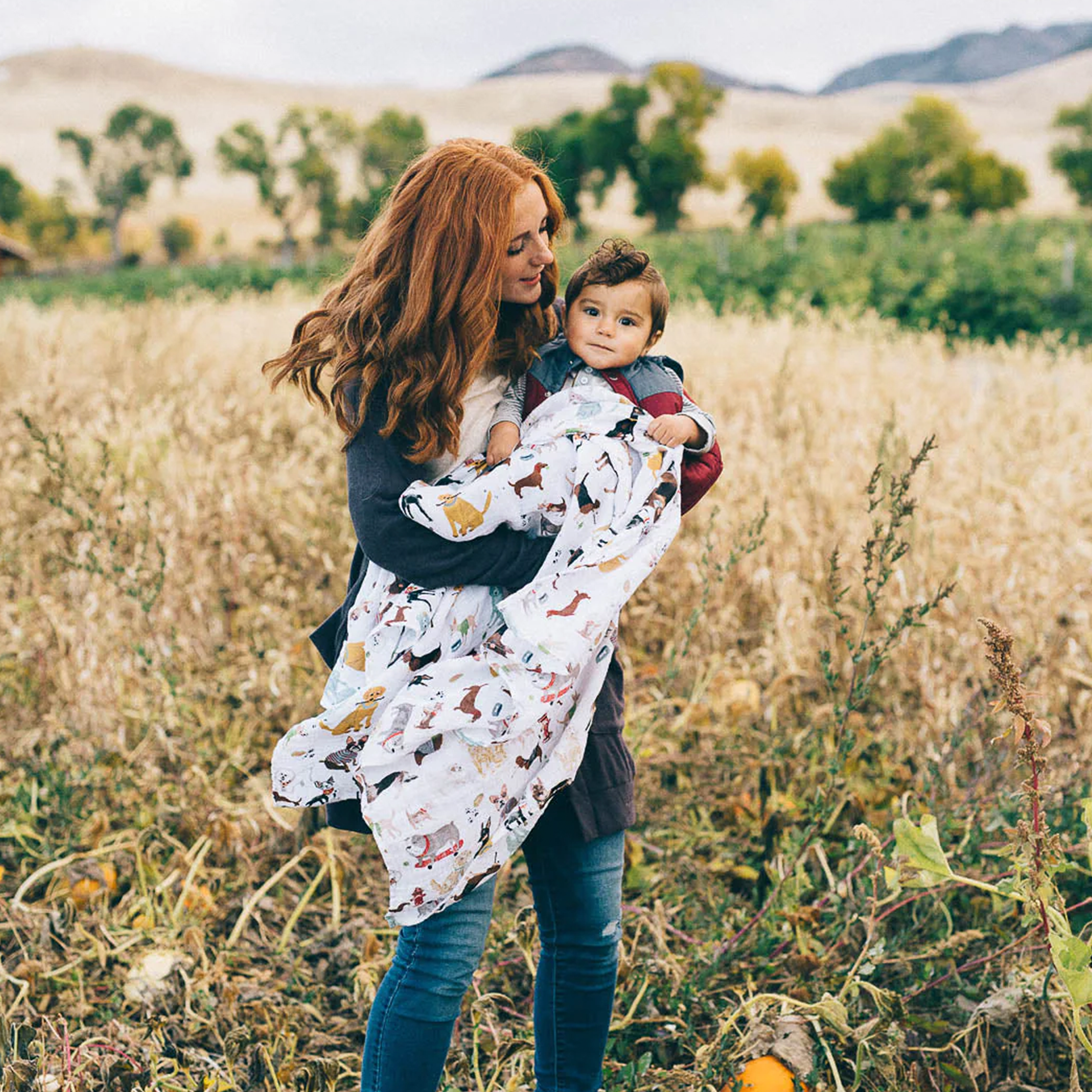 Little unicorn woof deals swaddle