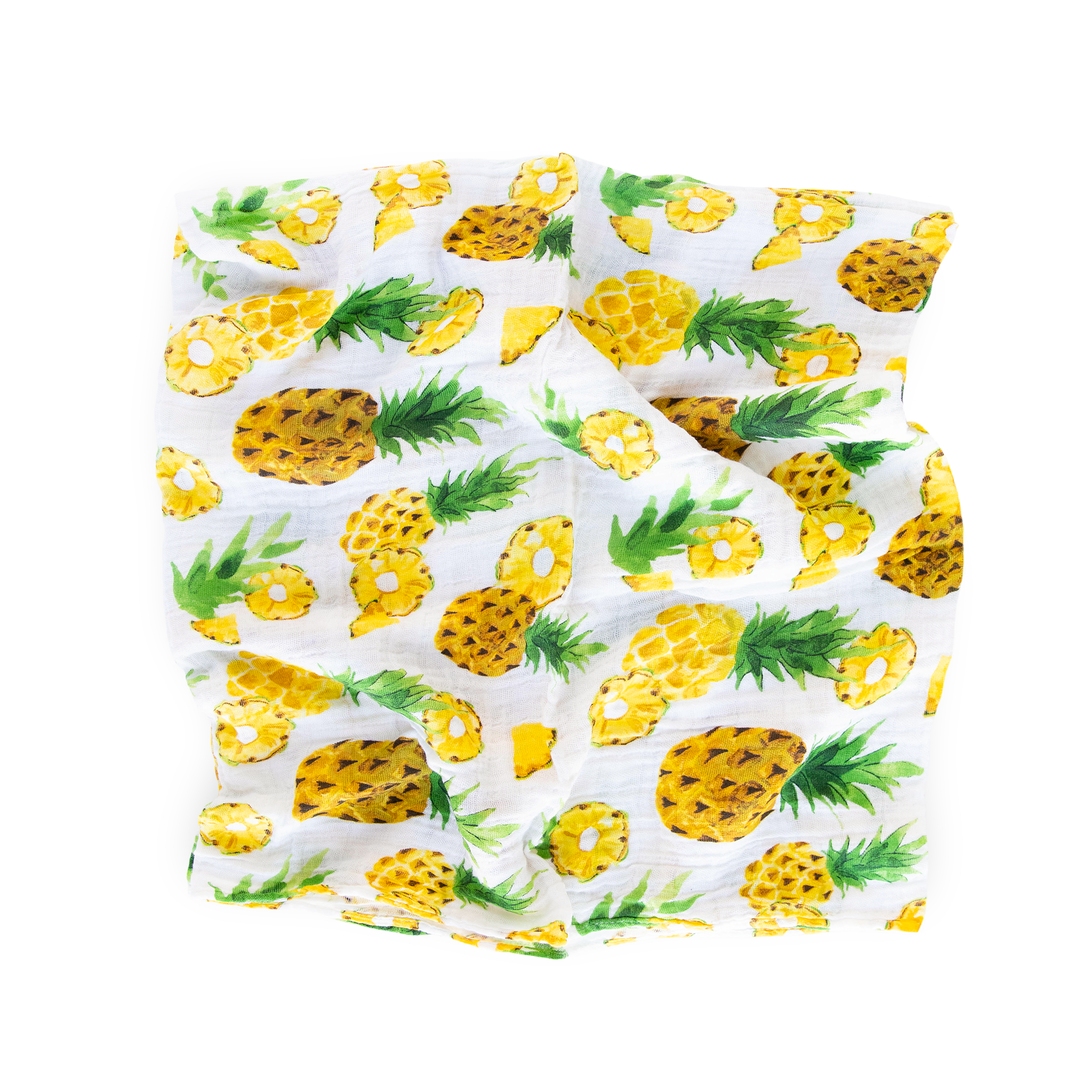 Cotton Muslin Swaddle Blanket - Fresh Pineapple