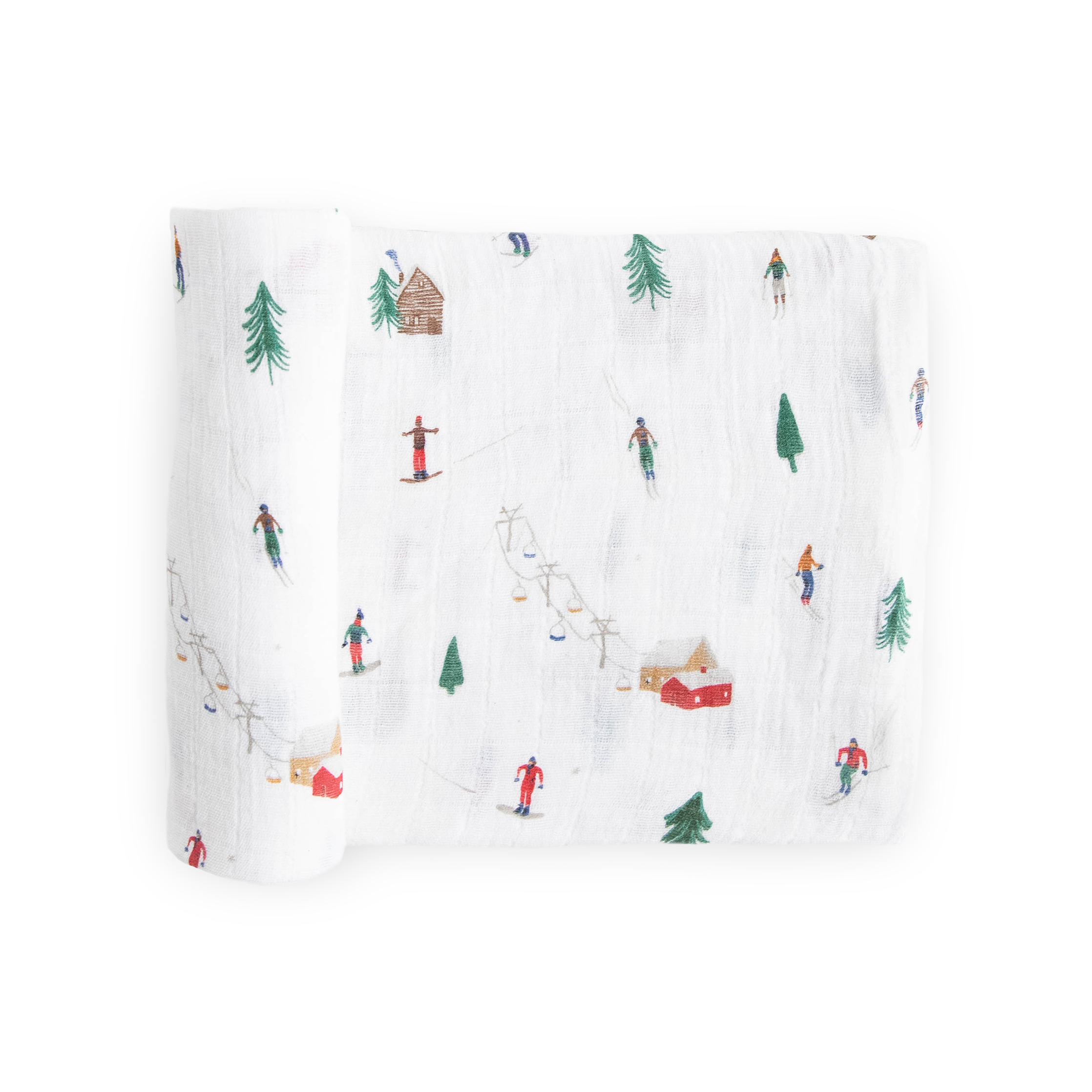 Little Unicorn Baumwoll-Musselin-Steppdecke – 91,4x127 Cm, Superweich, Für Kleinkindbetten, Maschinenwaschbar