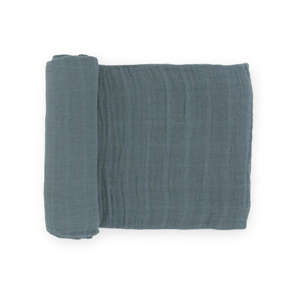 Cotton Muslin Swaddle Blanket Sea Little Unicorn USA